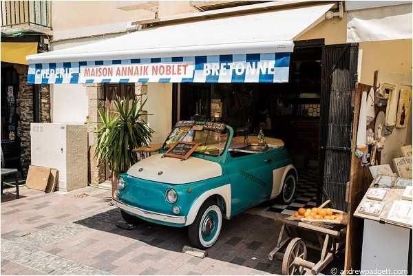 cute mint car in France