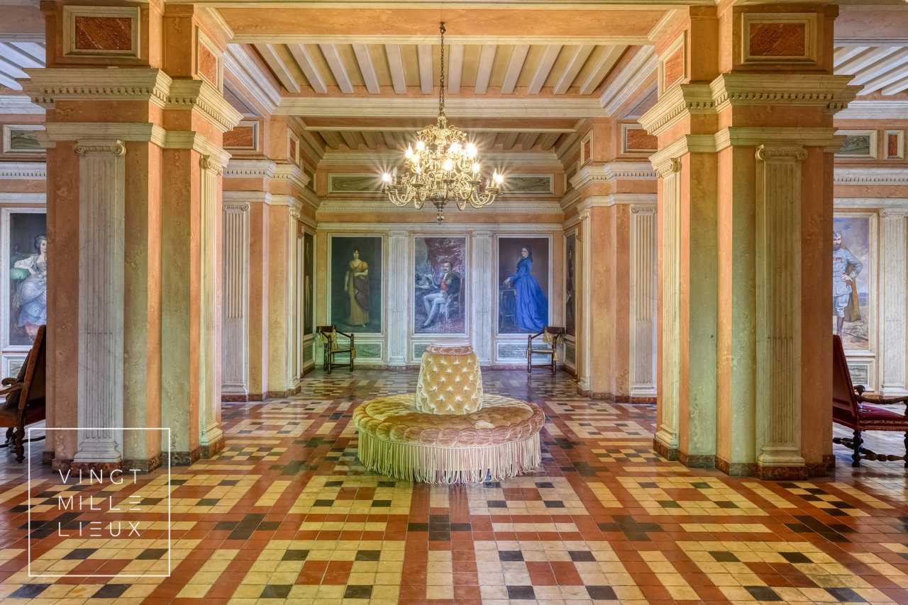 french wedding style Chateau de Bournel