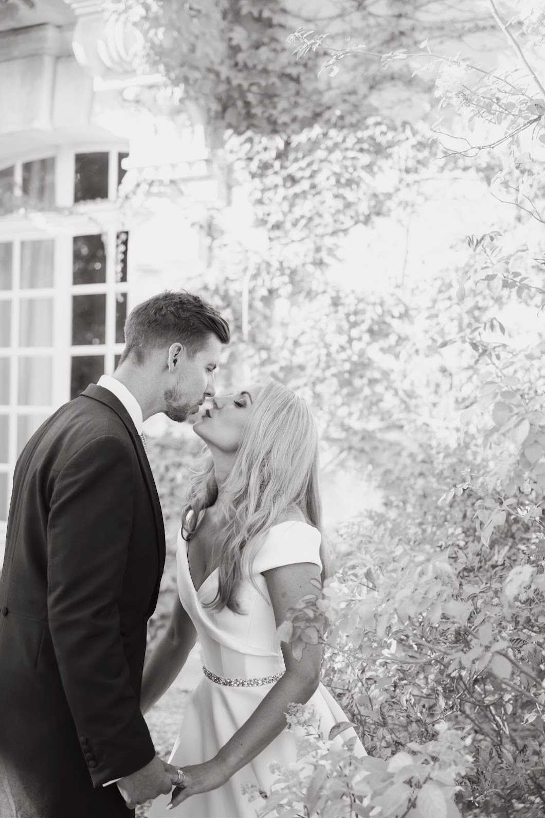 White Florals and Stone Church Vows at Chateau Mas de Montet