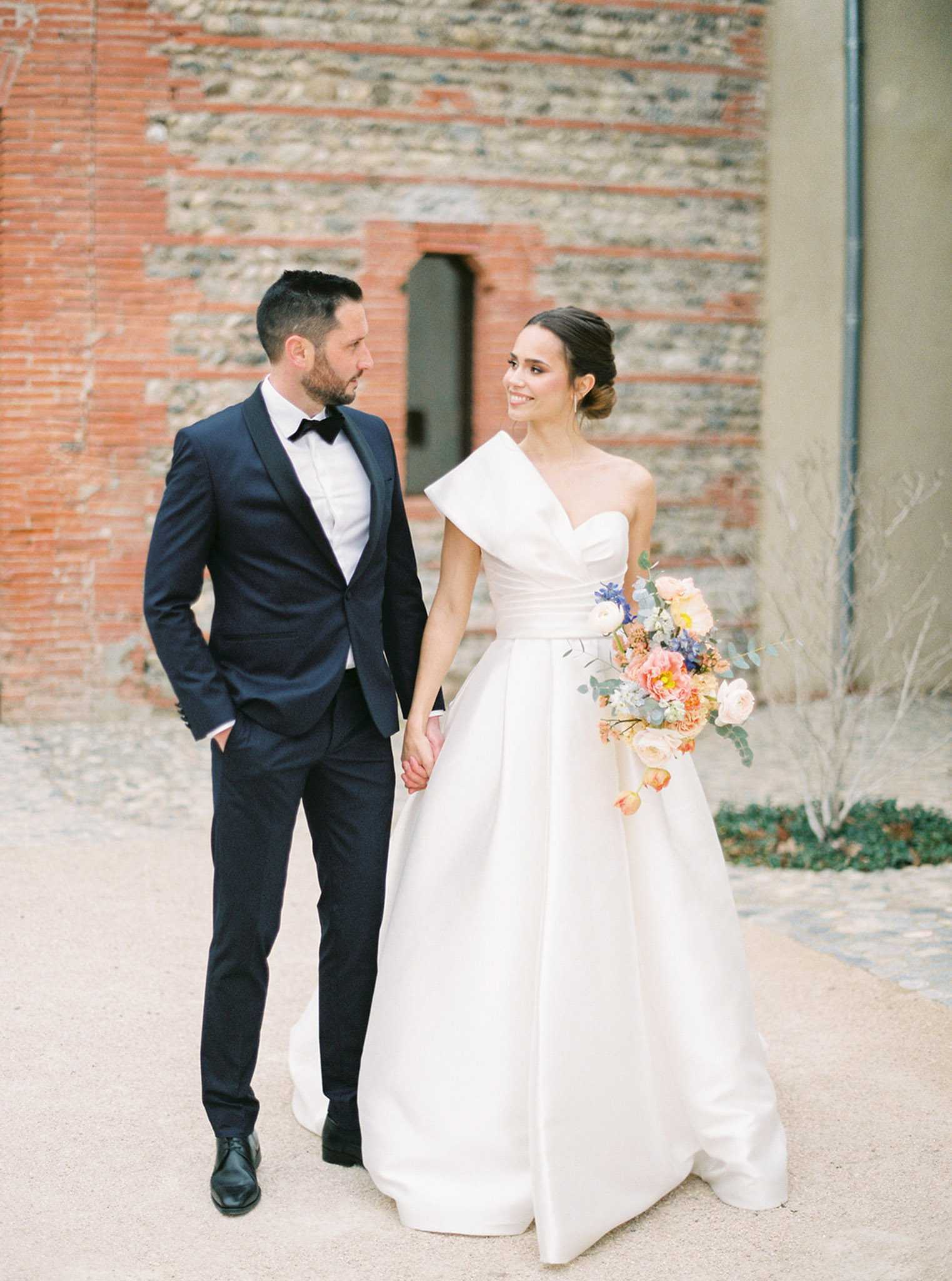Colourful Blooms and Red Brick at L'Orangerie des Demoiselles, Toulouse