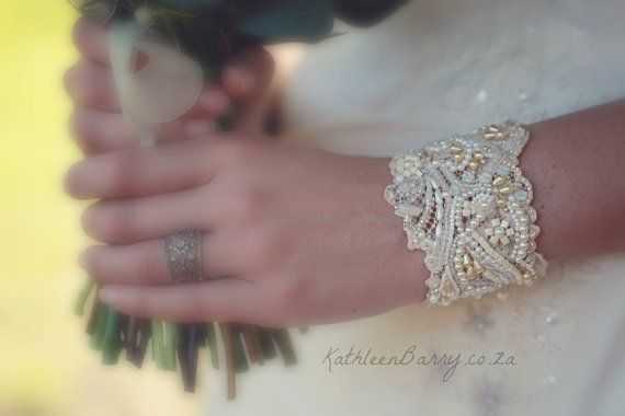 Vintage Lace Wedding Cuff Tutorial