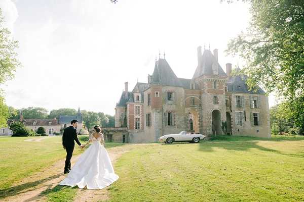 A Dance Champions' Elegant Wedding at Chateau de Courcelles, Loire Valley