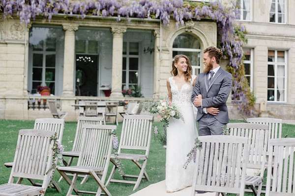 A Wisteria-Inspired Editorial at Chateau d'Aubry, Hauts-de-France
