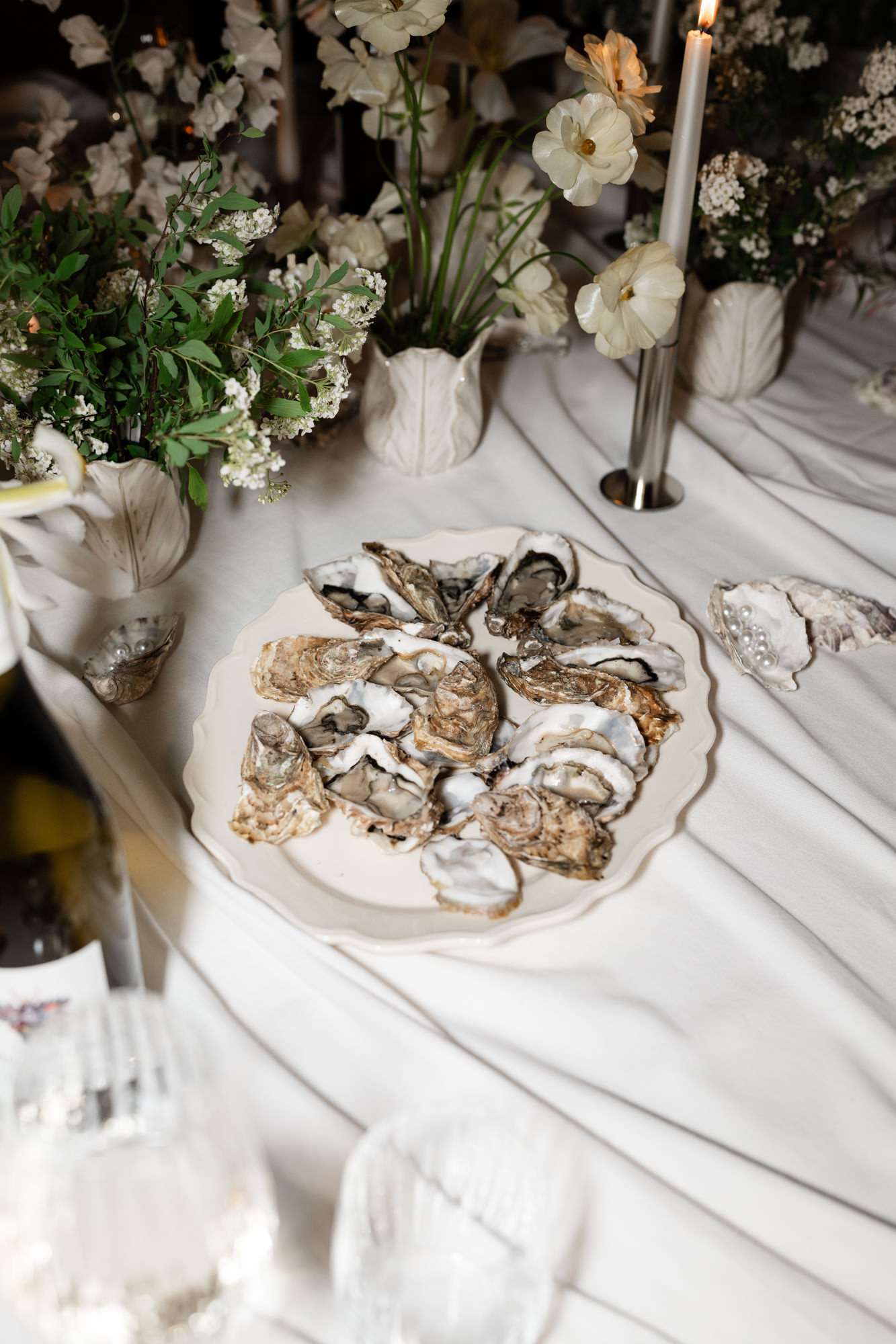 Wedding reception moment at a French venue