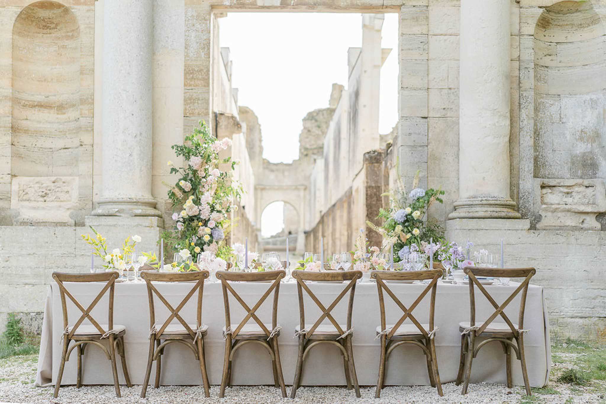 Couple portrait at Chateau de Fere photographed by Julie Chef Photography