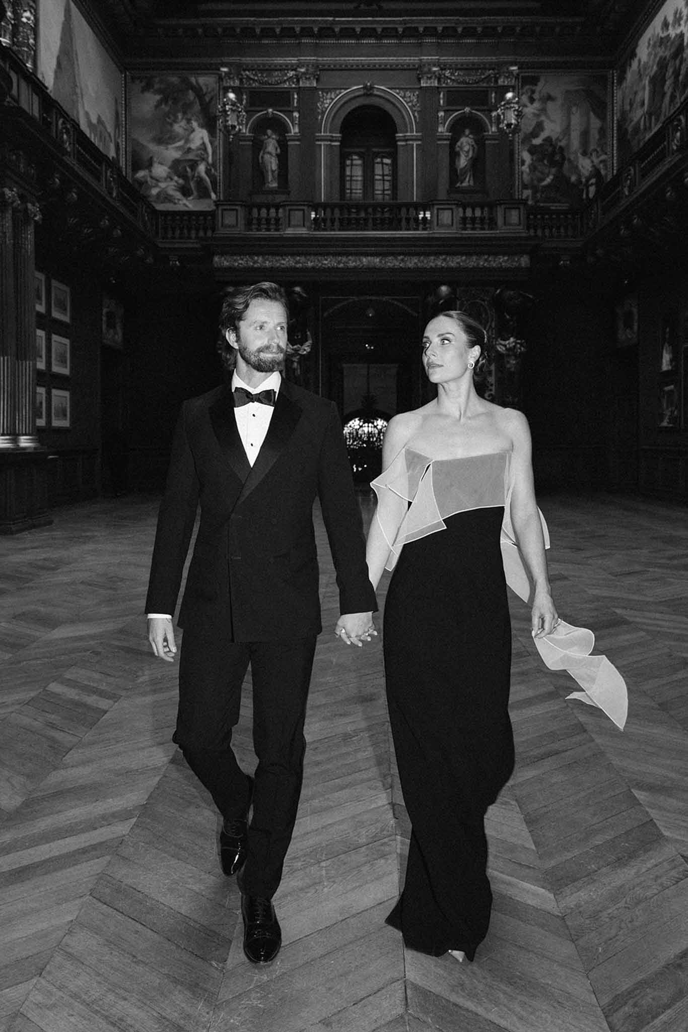 Exterior wide shot of Chateau de Ferrieres photographed by Alchemia Photo and Film