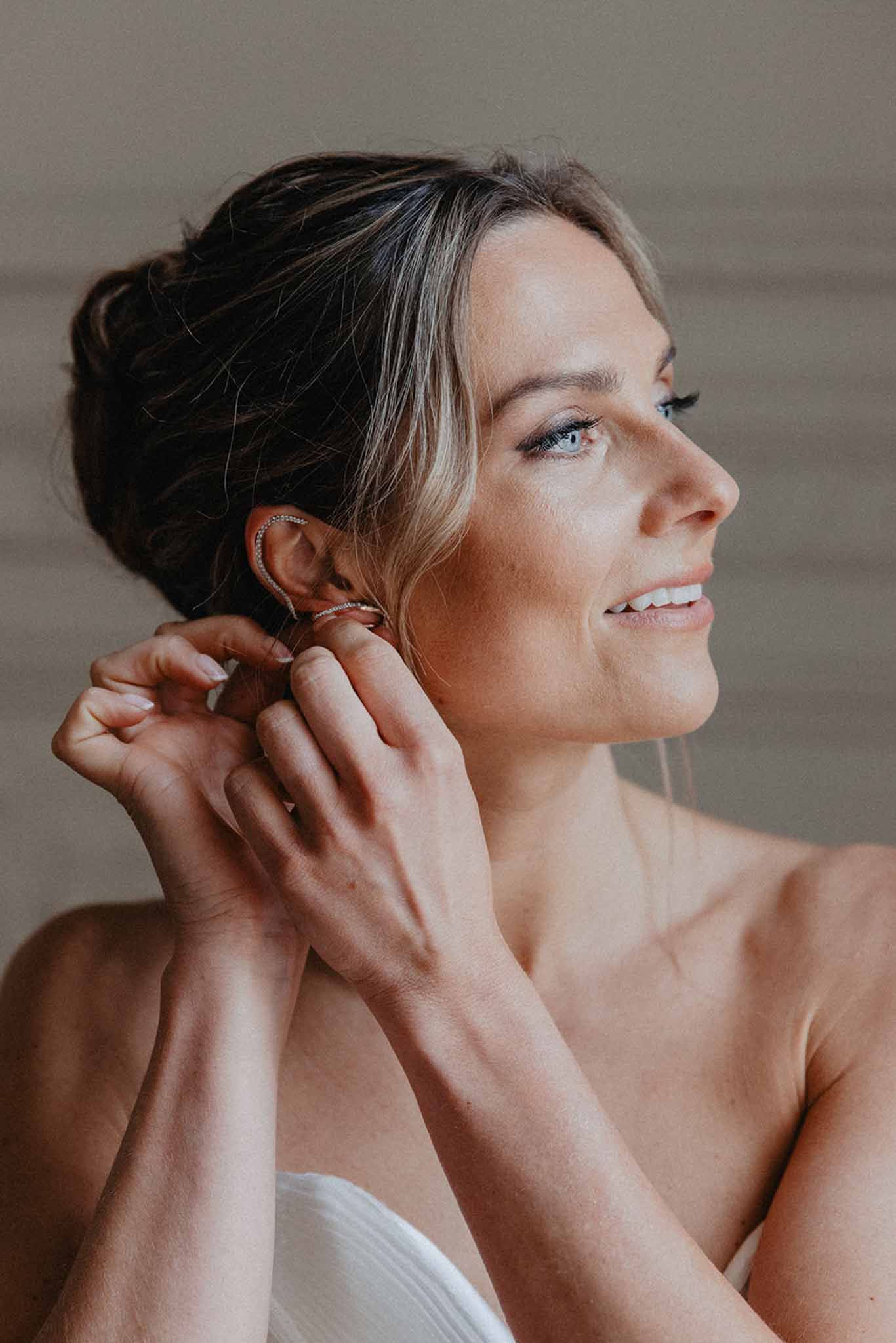 Couple portrait in the grounds of Château de Ferrières during golden hour