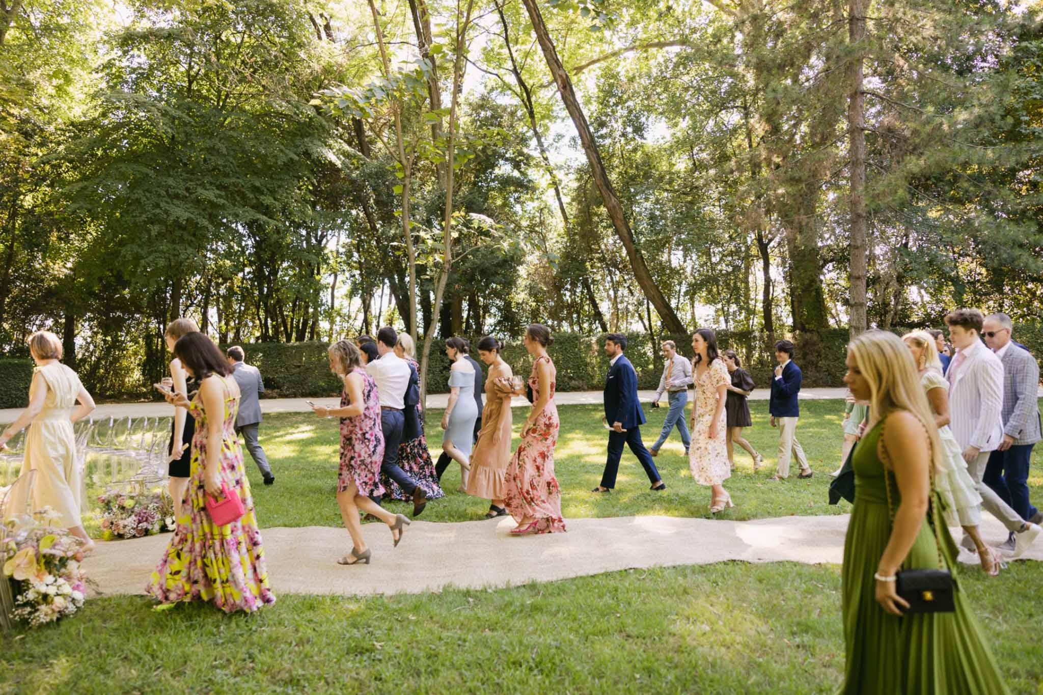 Exterior view of Château des Barrenques estate in Provence with surrounding landscape