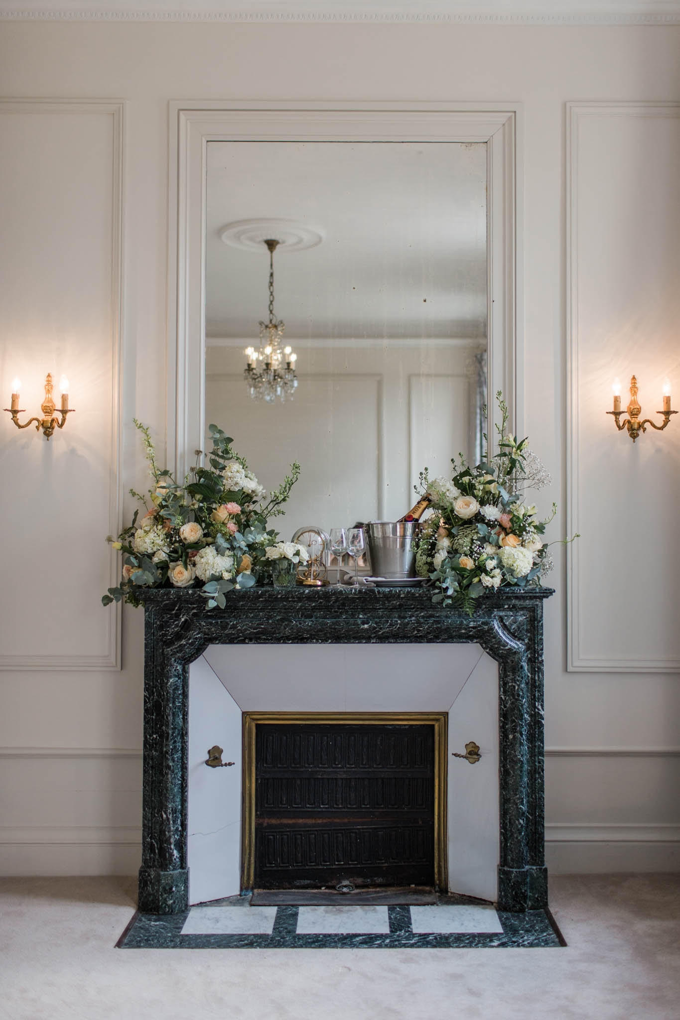 Wedding ceremony moment at a French venue