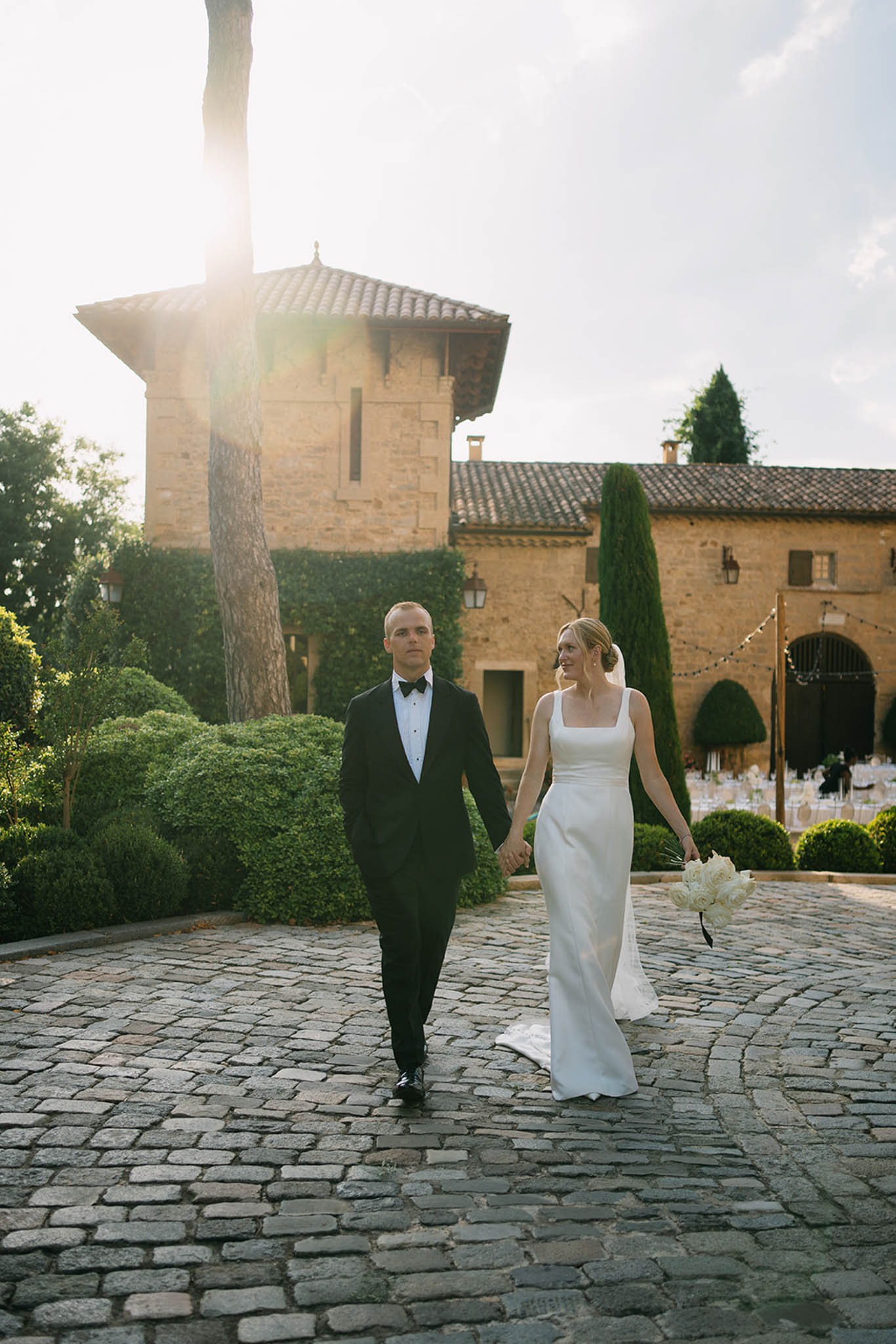 Monochrome Elegance at Domaine d'Uzes, Chateau de Fontareches