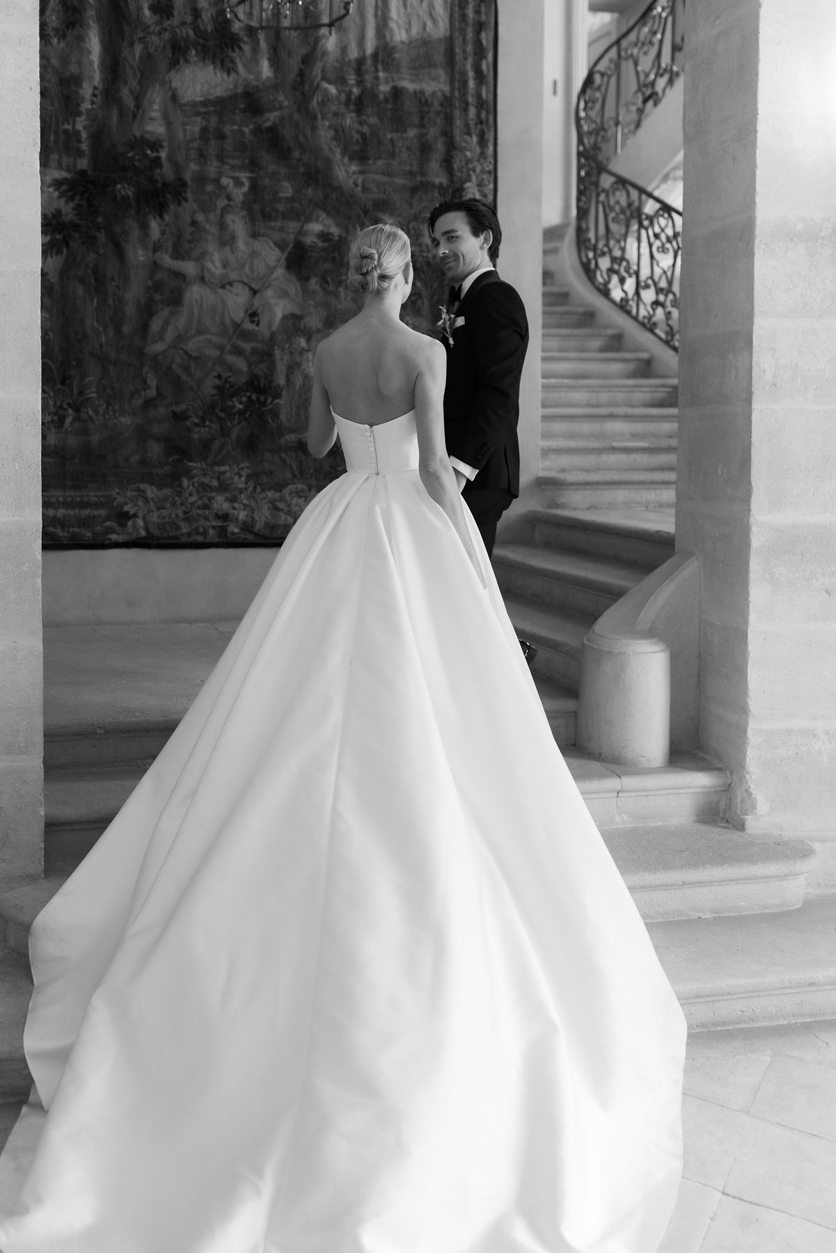 Aerial or wide view of Château de Villette estate exterior showing main house and grounds
