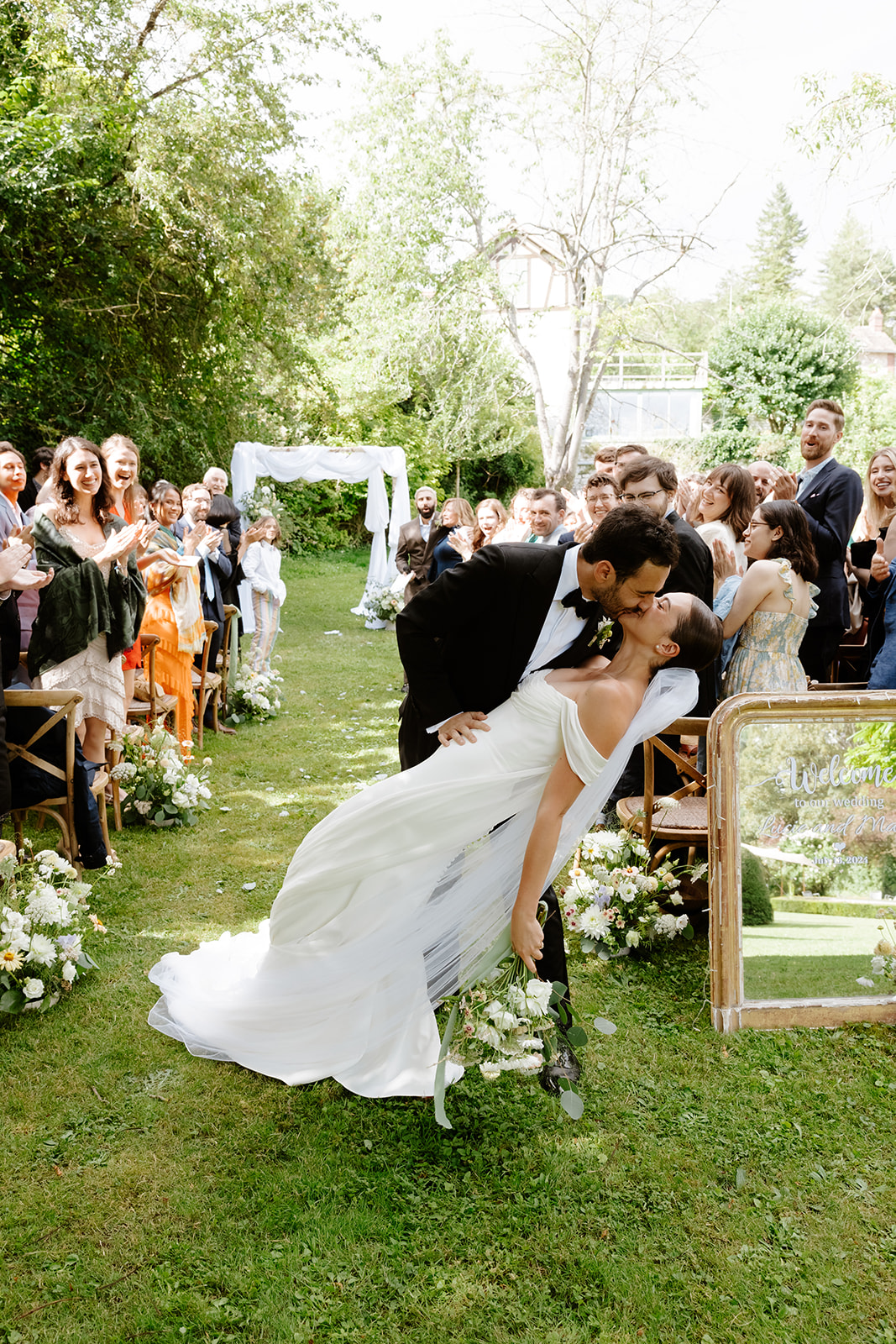 Jewish Blessings and Garden Tables at La Dime de Giverny, Normandy