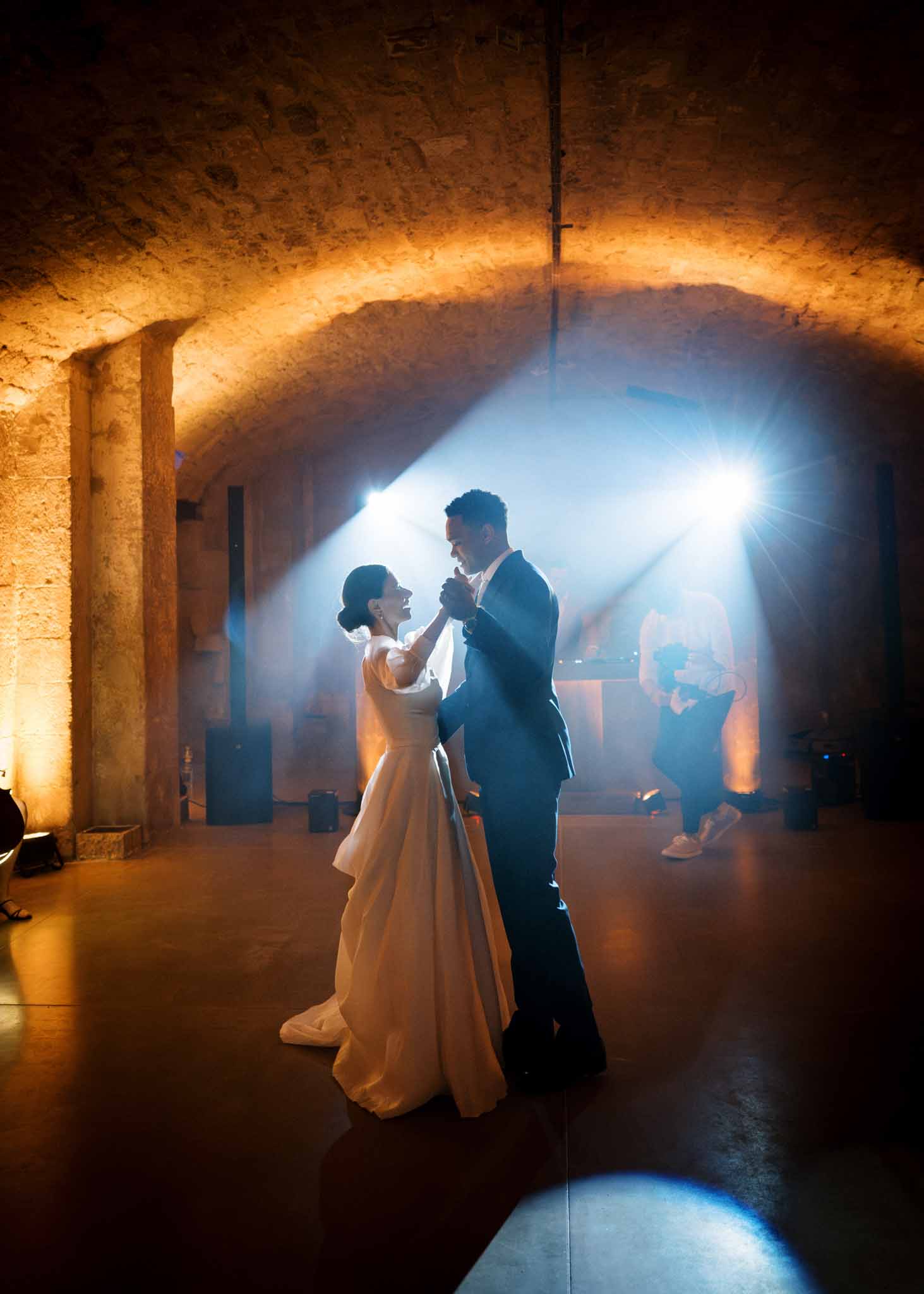 Couple's first dance