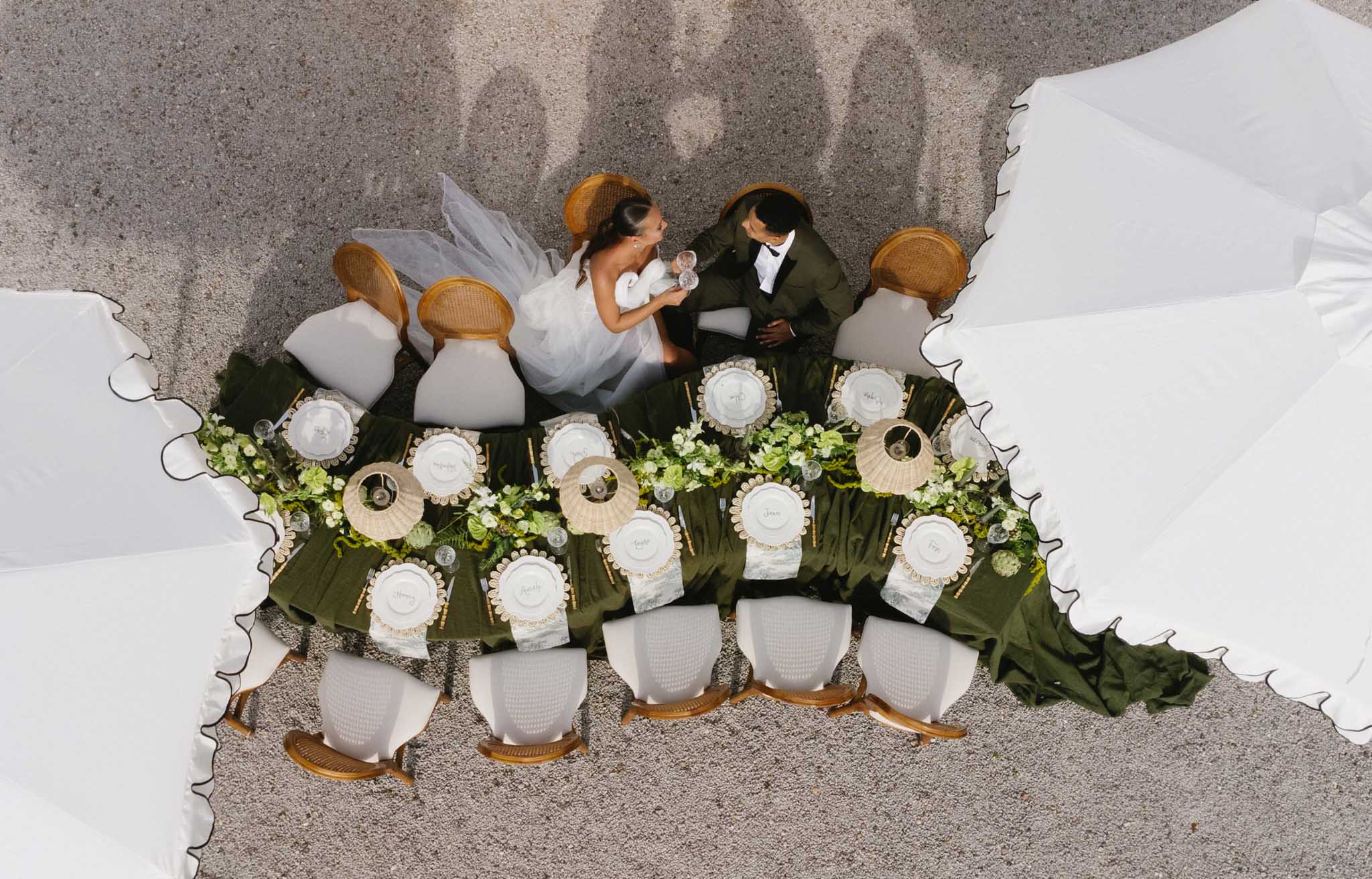 Sage Green and Sky Blue at Chateau de Varennes, Burgundy