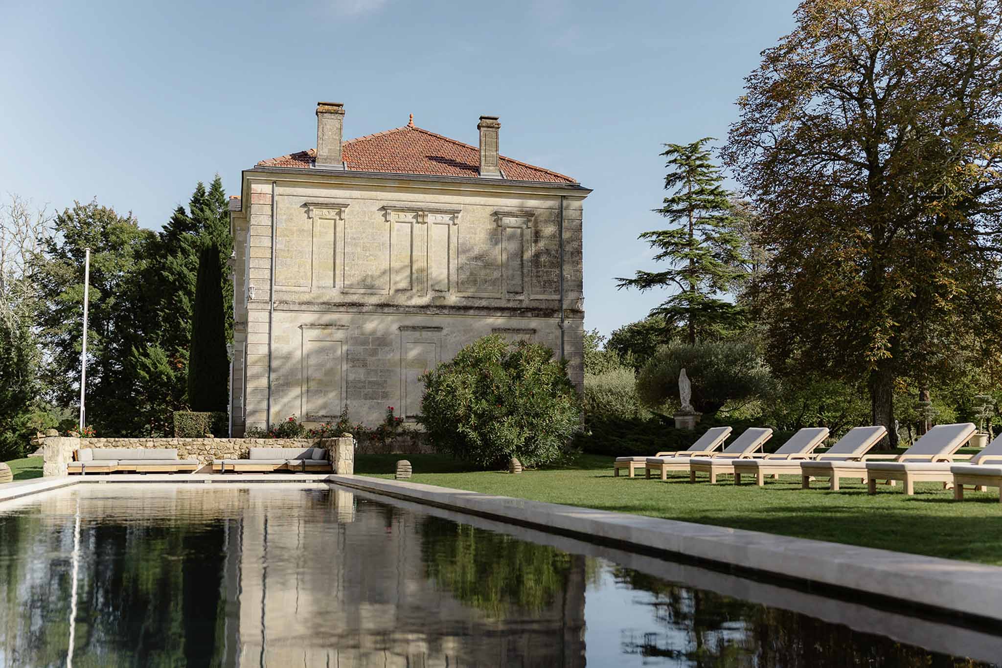 Wedding rings in a garden