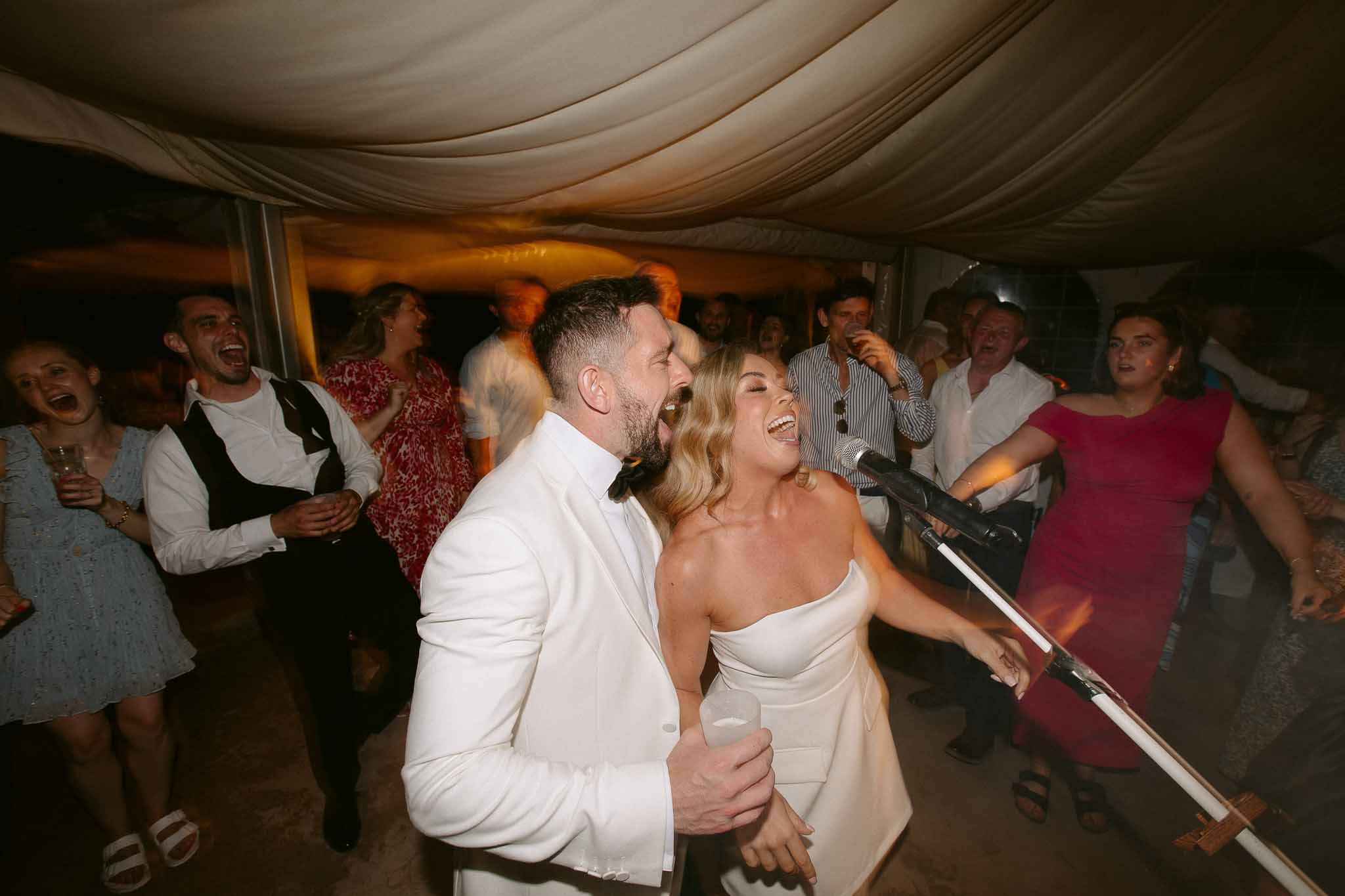 Wedding reception room