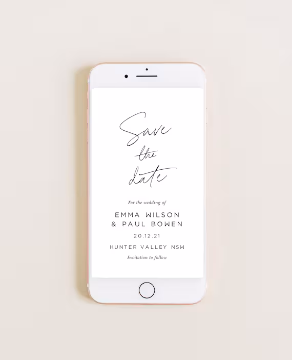 unique wedding ideas digital invitation