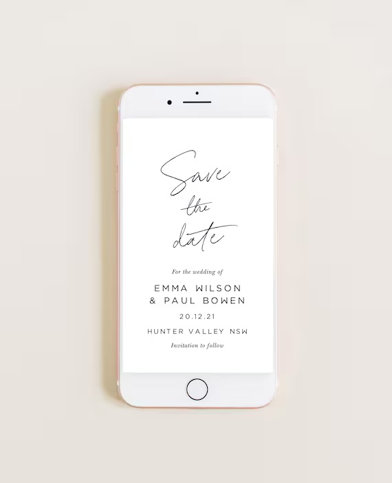 unique wedding ideas digital invitation