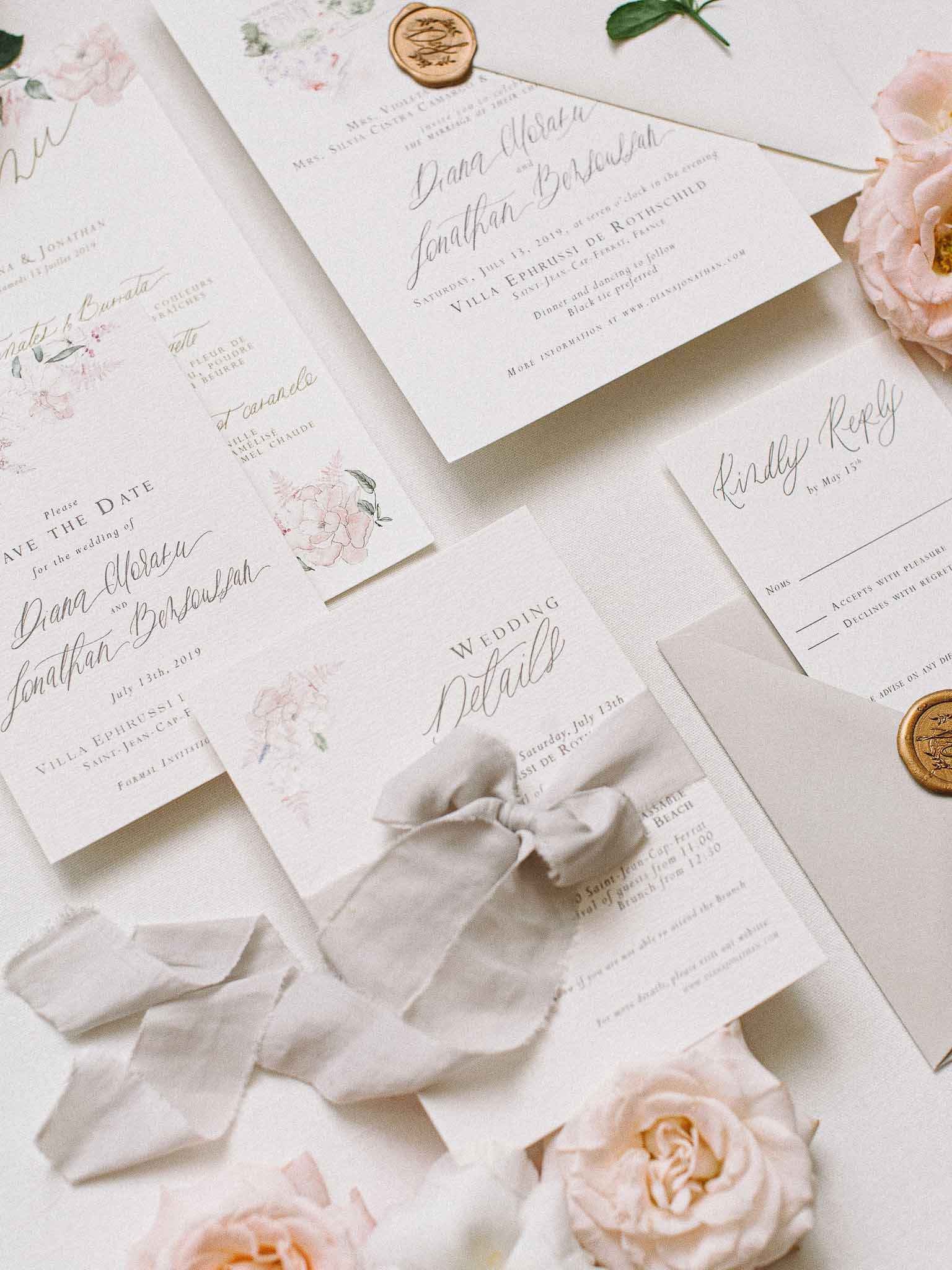 Wedding Stationery in France