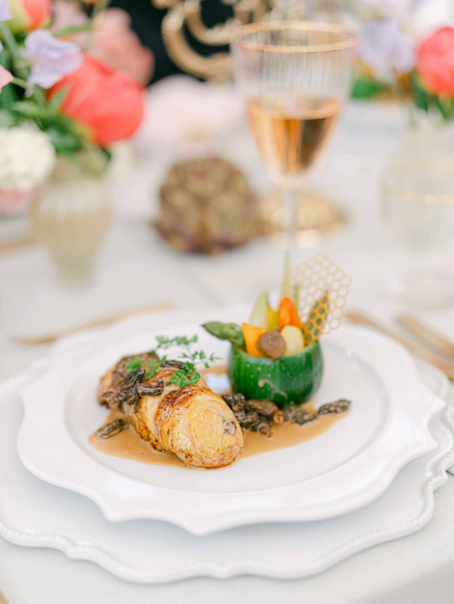 Wedding reception room