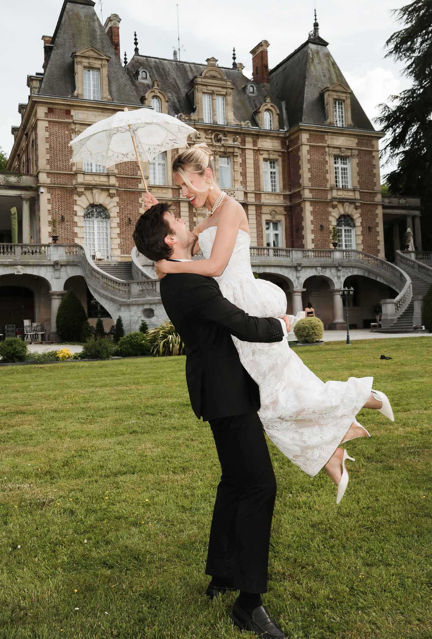 Bride and groom portrait