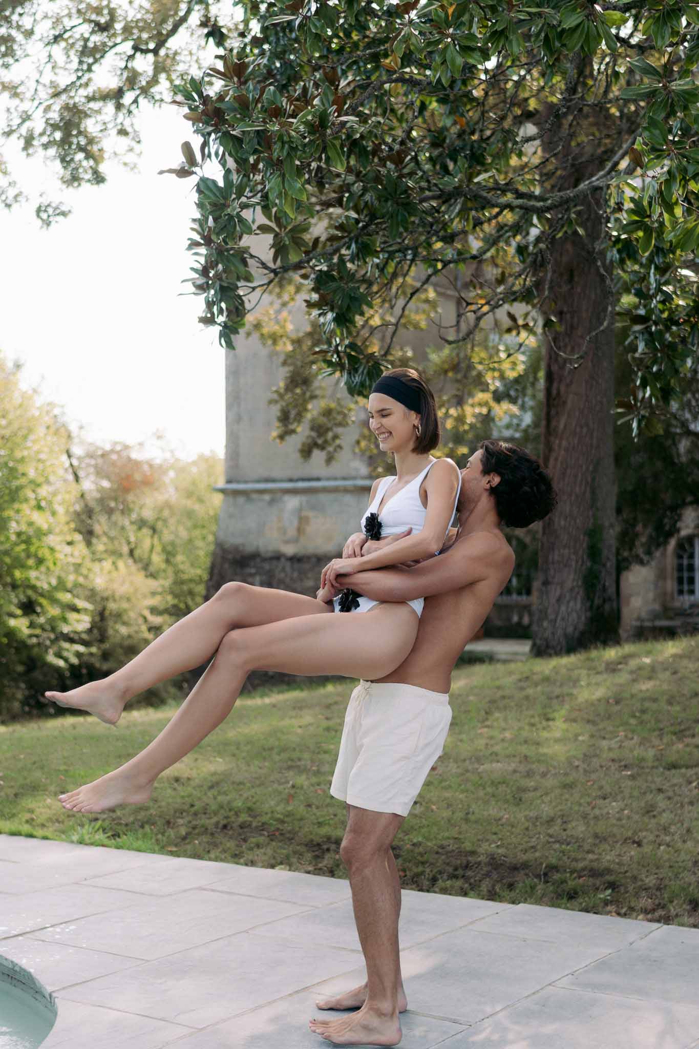Bride and groom portrait