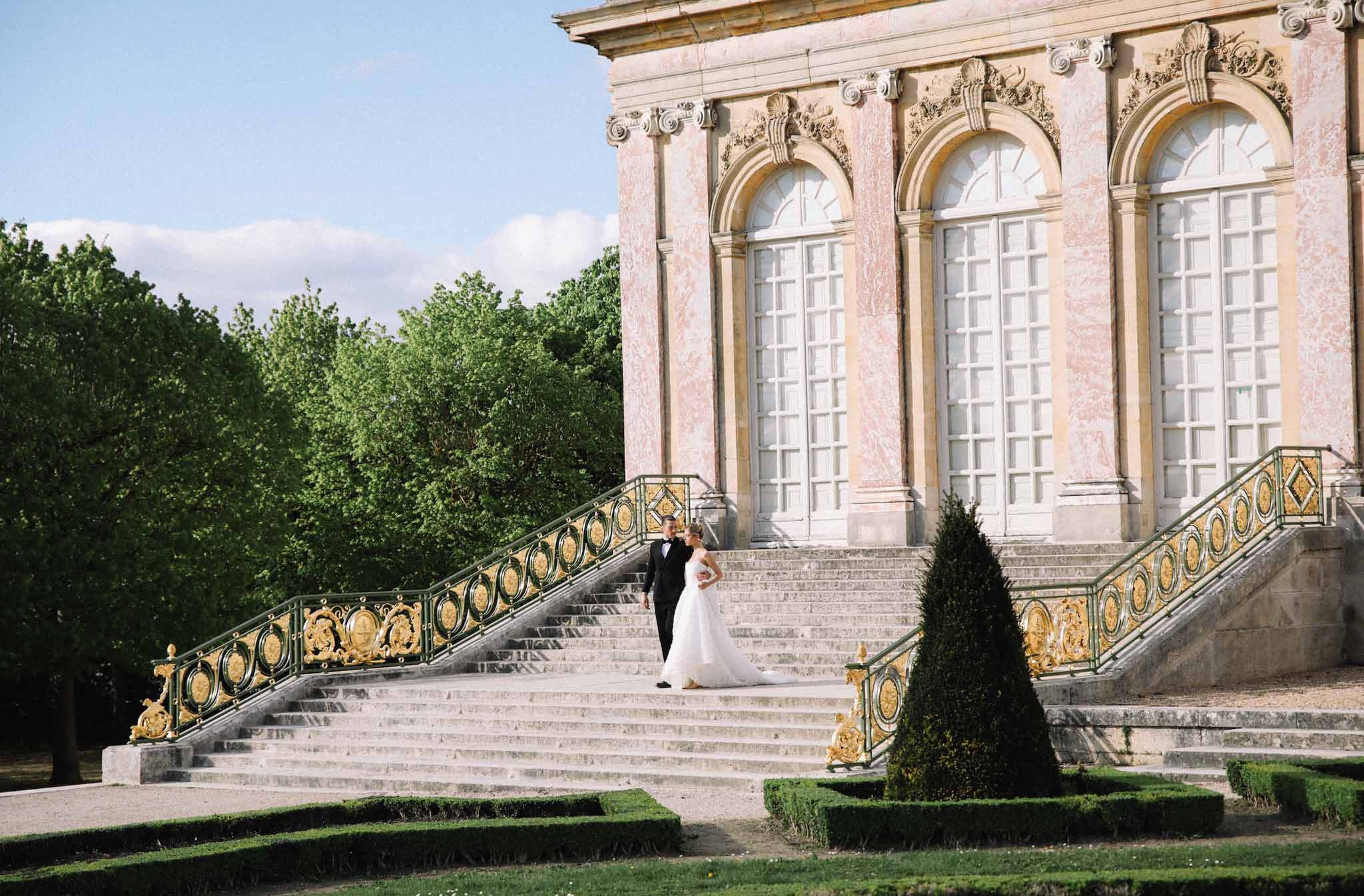 Ivory Silk and Garden Roses at Hotel de Bouillon (Chateau de Versailles)