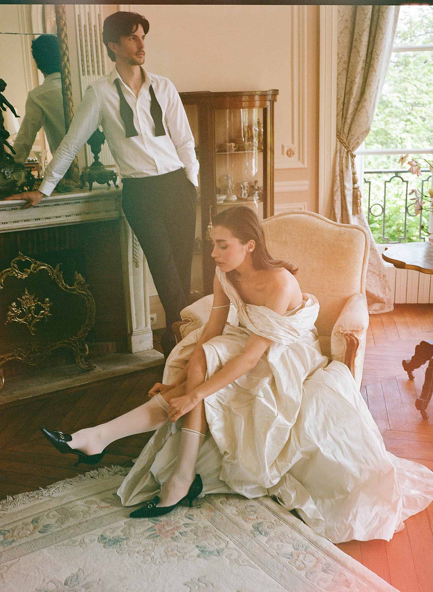 Bride and groom portrait