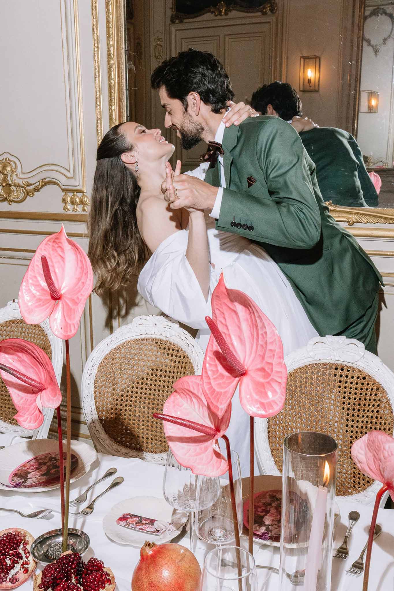 Wedding reception room