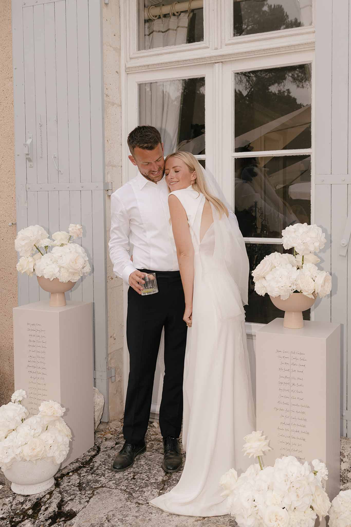 Bride and groom portrait