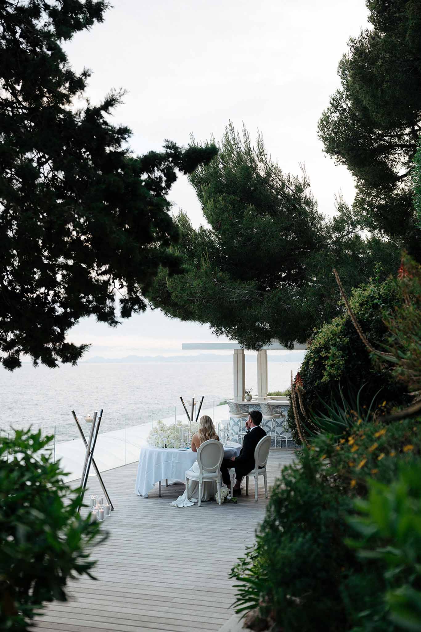 Bride and groom portrait