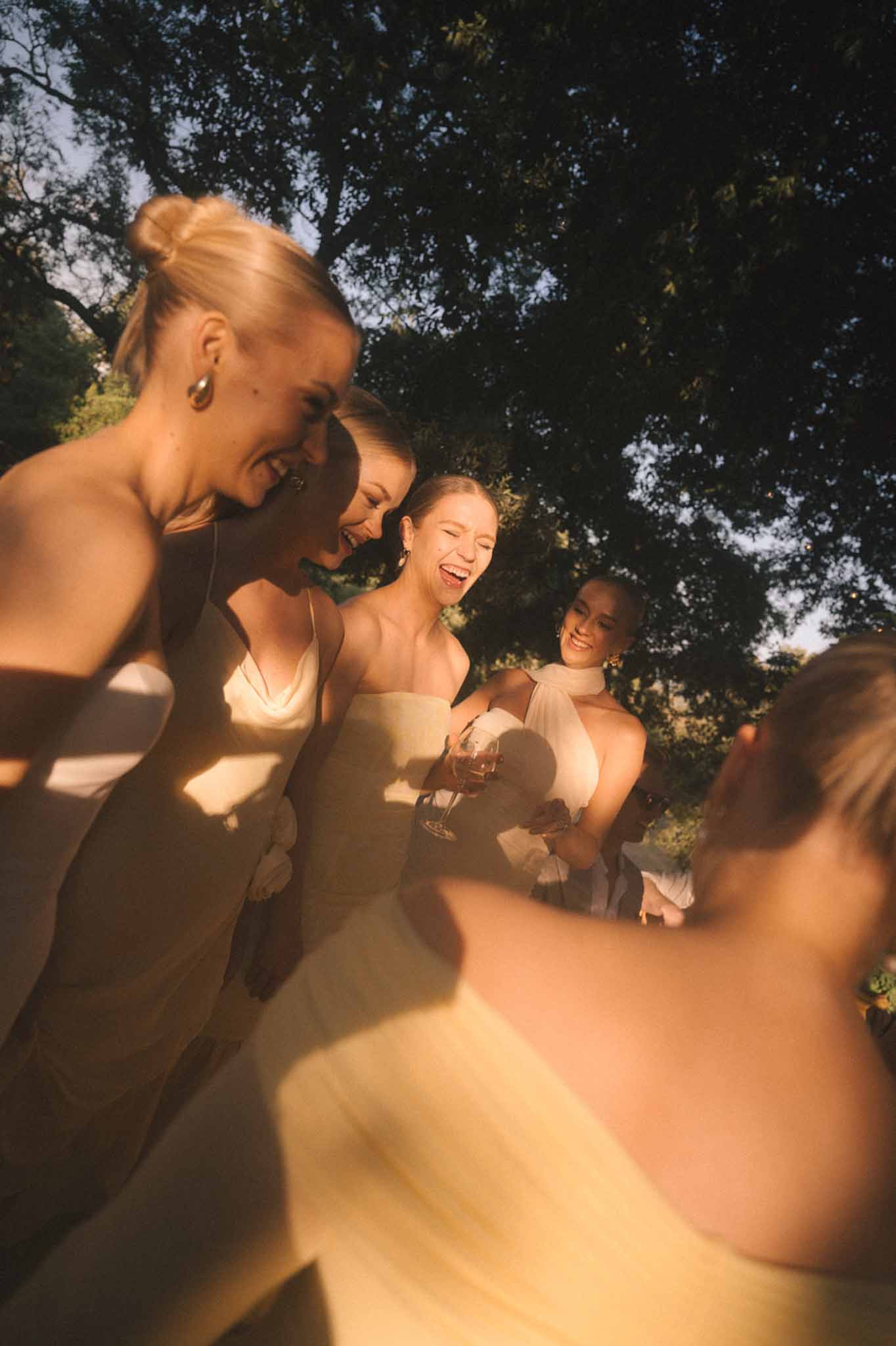 Wedding ceremony in a garden