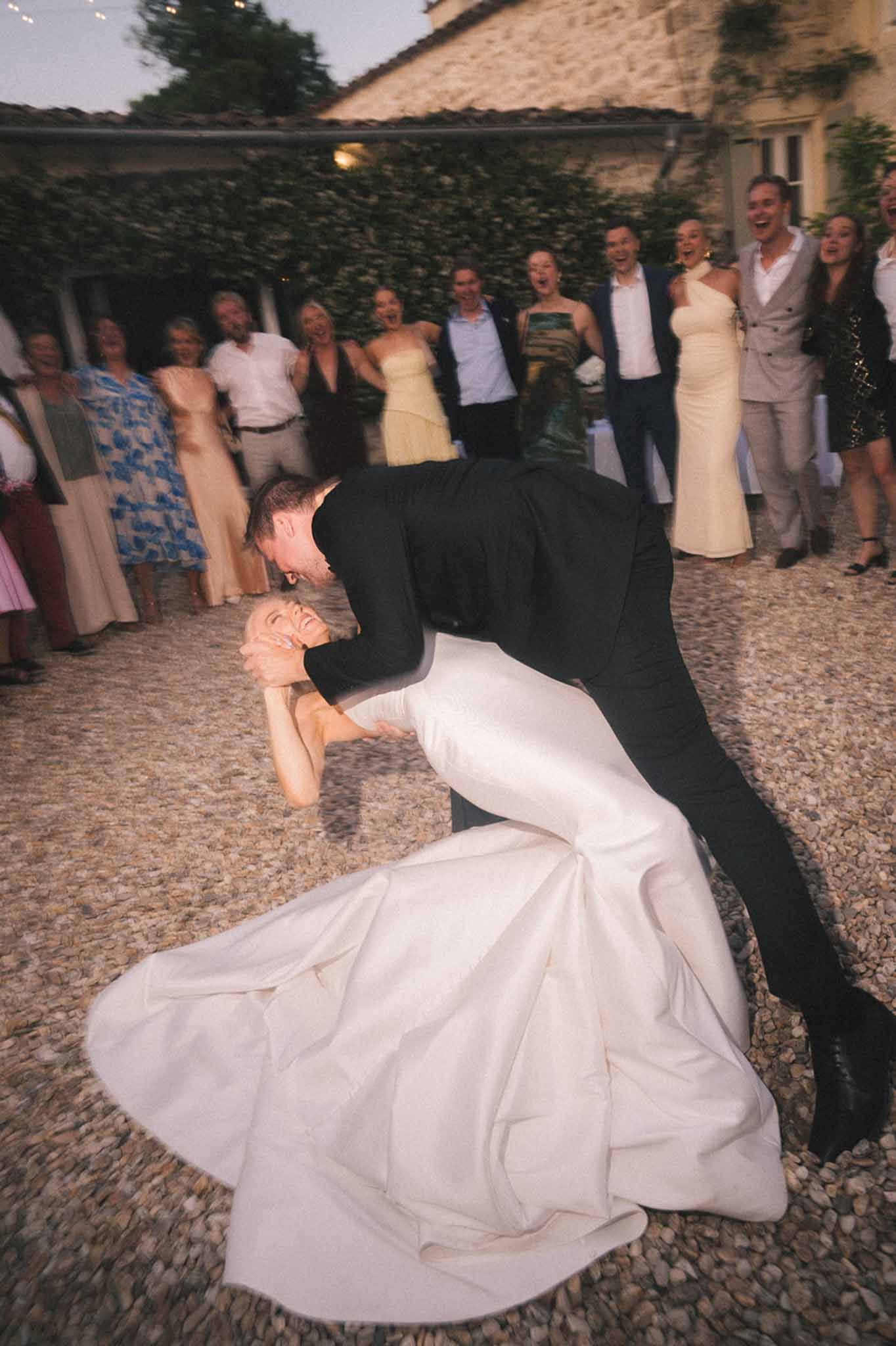Couple's first dance