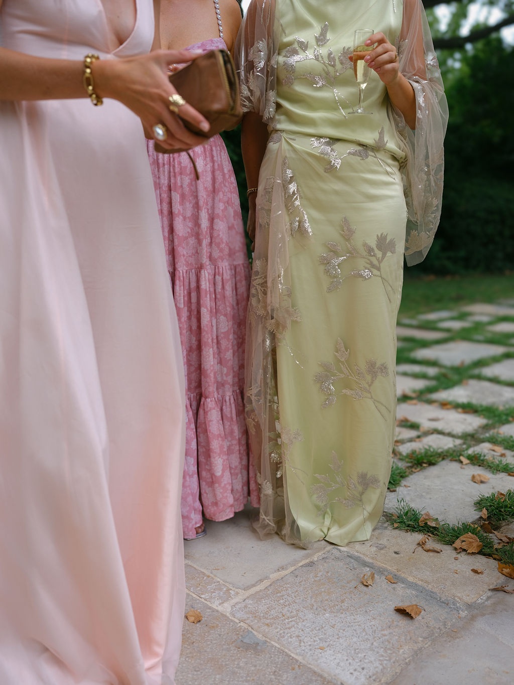 couple sharing a moment during cocktails at La Bastide de Laurence, Provence