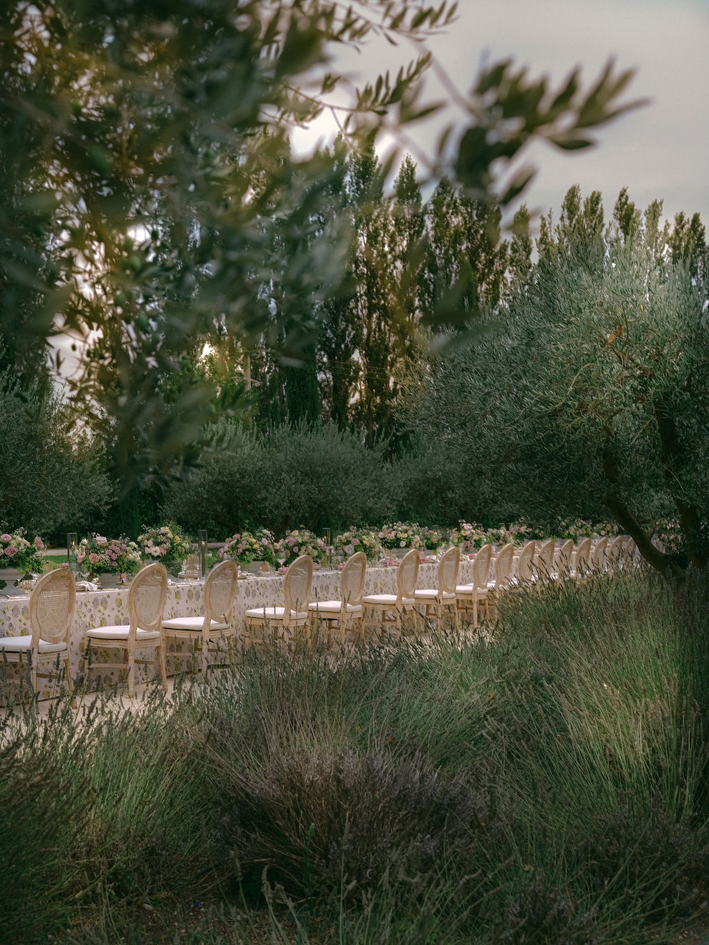 father's speech during dinner at La Bastide de Laurence, Provence