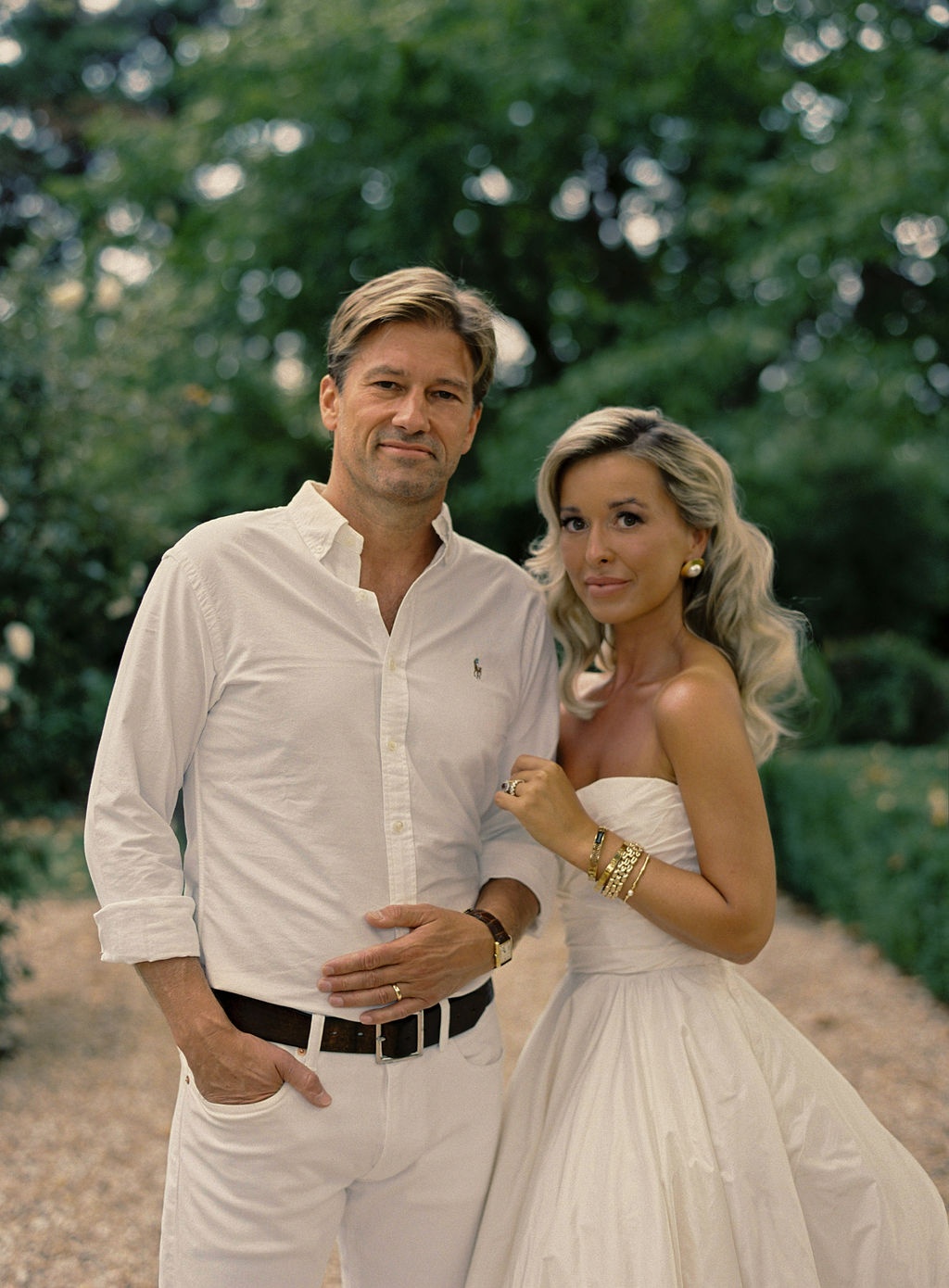 couple in the bastide salon during reception at La Bastide de Laurence, Provence