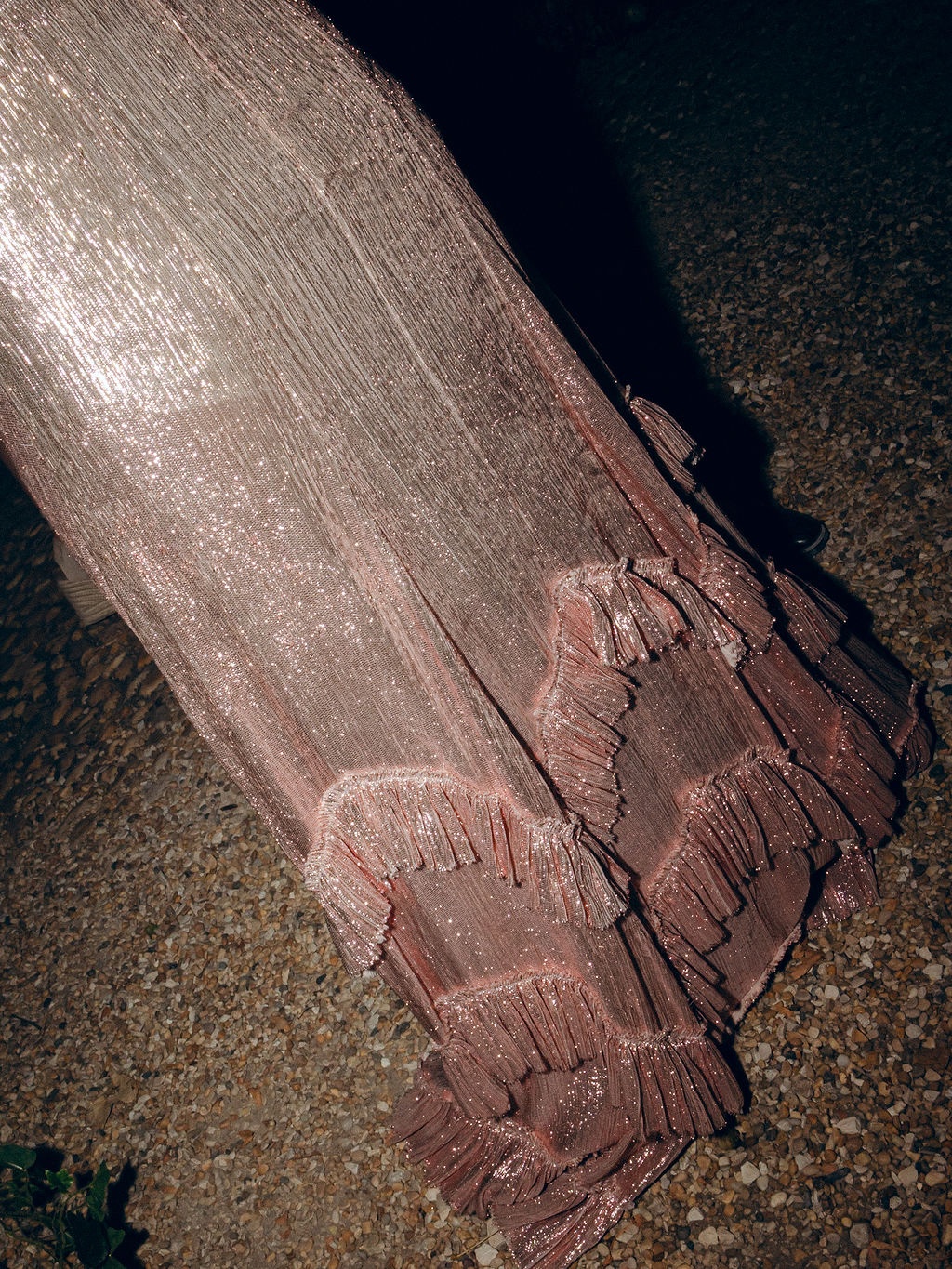 bride and groom dancing at the end of the night at La Bastide de Laurence, Provence