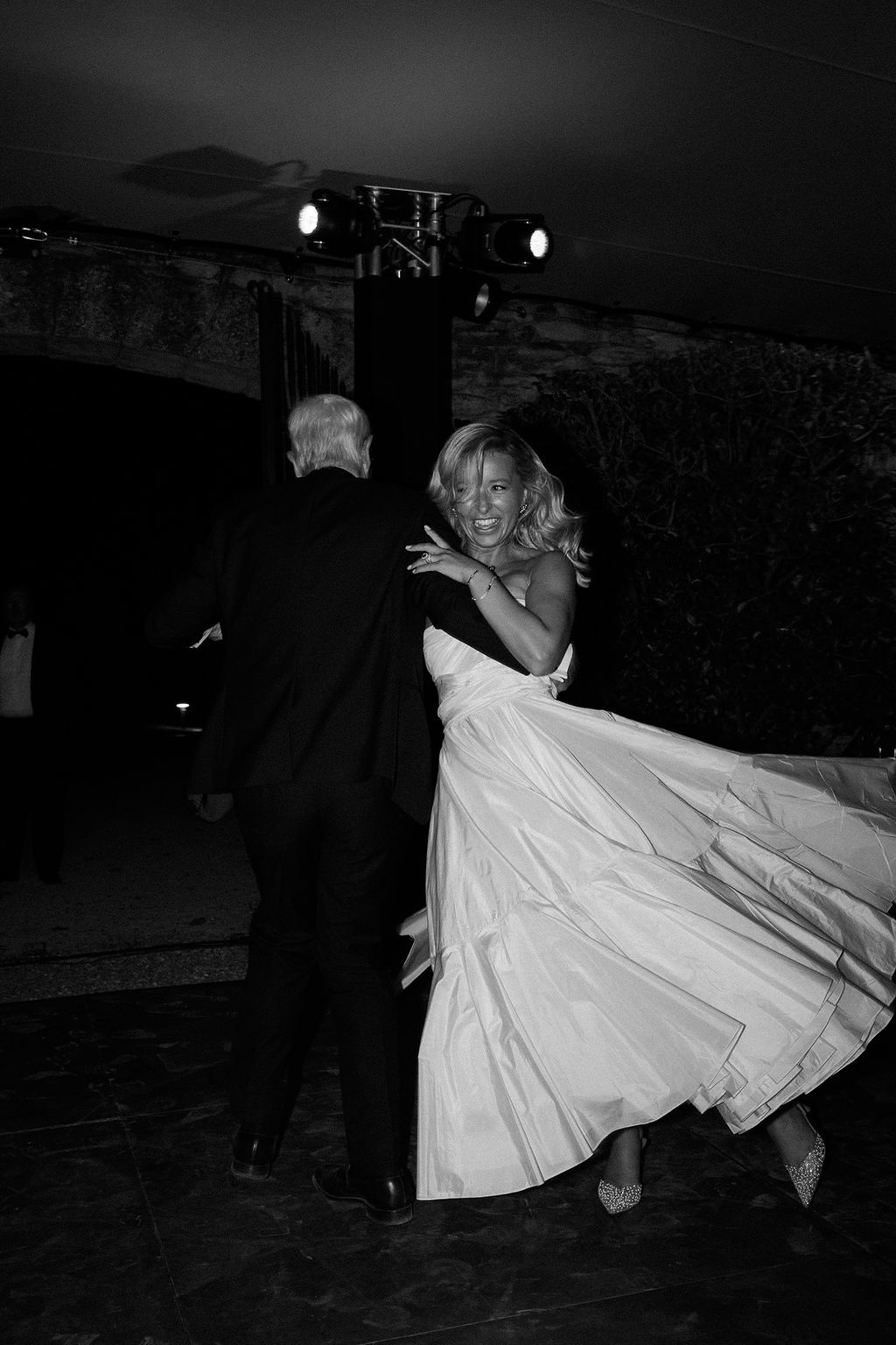 guests on the dance floor at La Bastide de Laurence, Provence