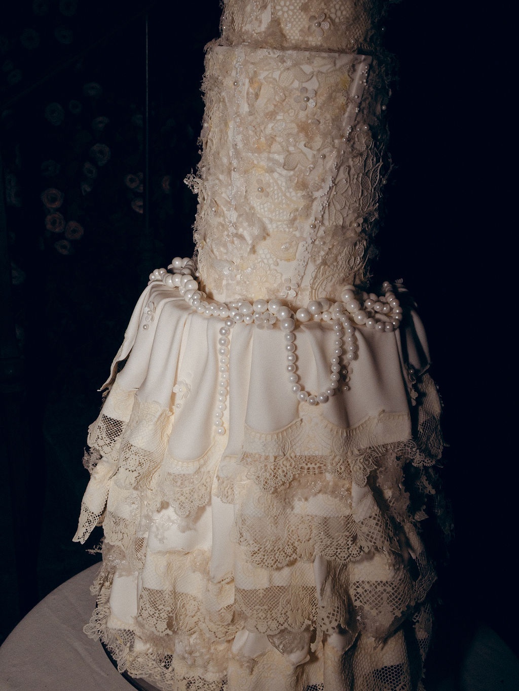 couple holding each other on the dance floor at La Bastide de Laurence, Provence