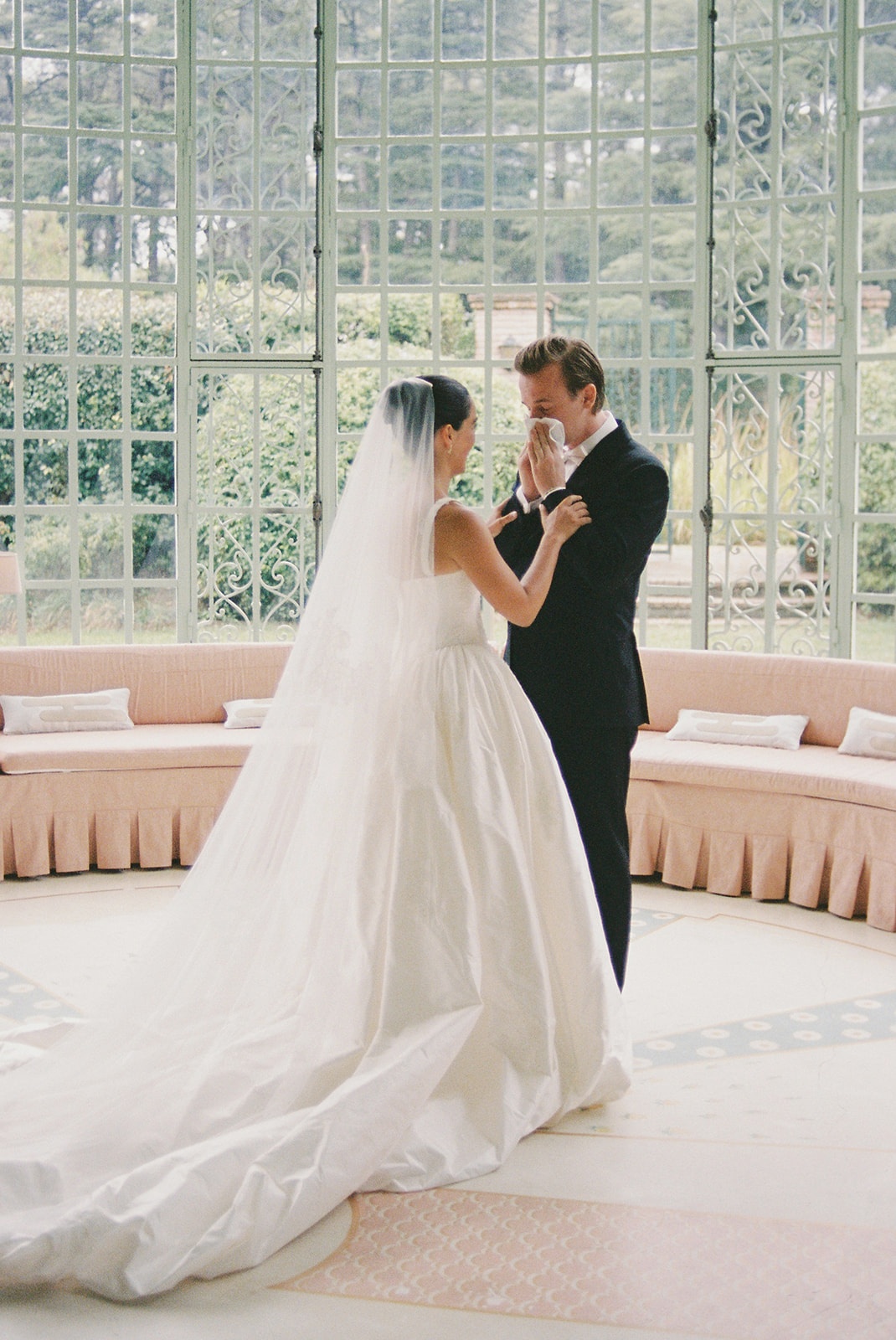 First look in conservatory at Domaine Rocabella