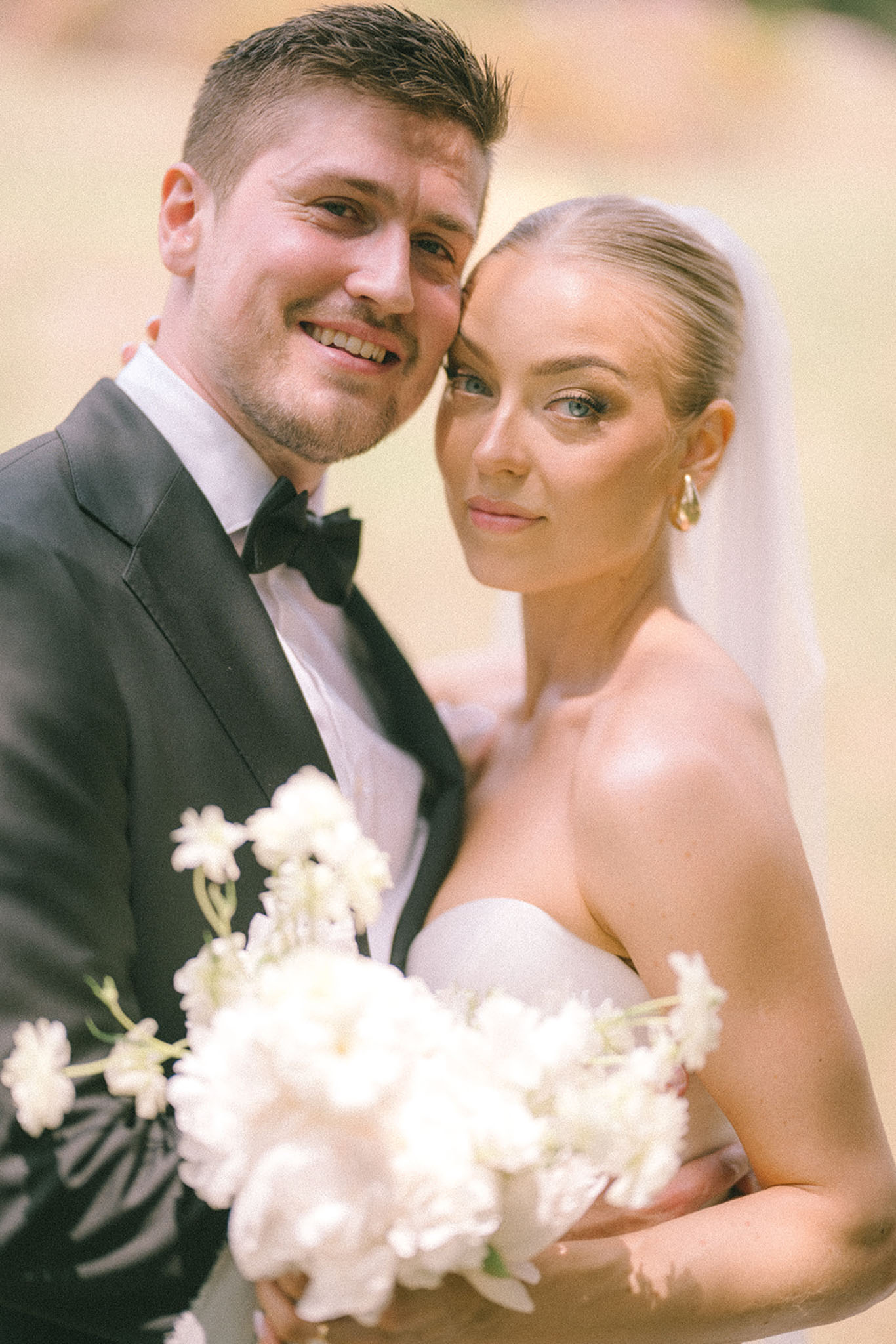 Bride and groom portrait