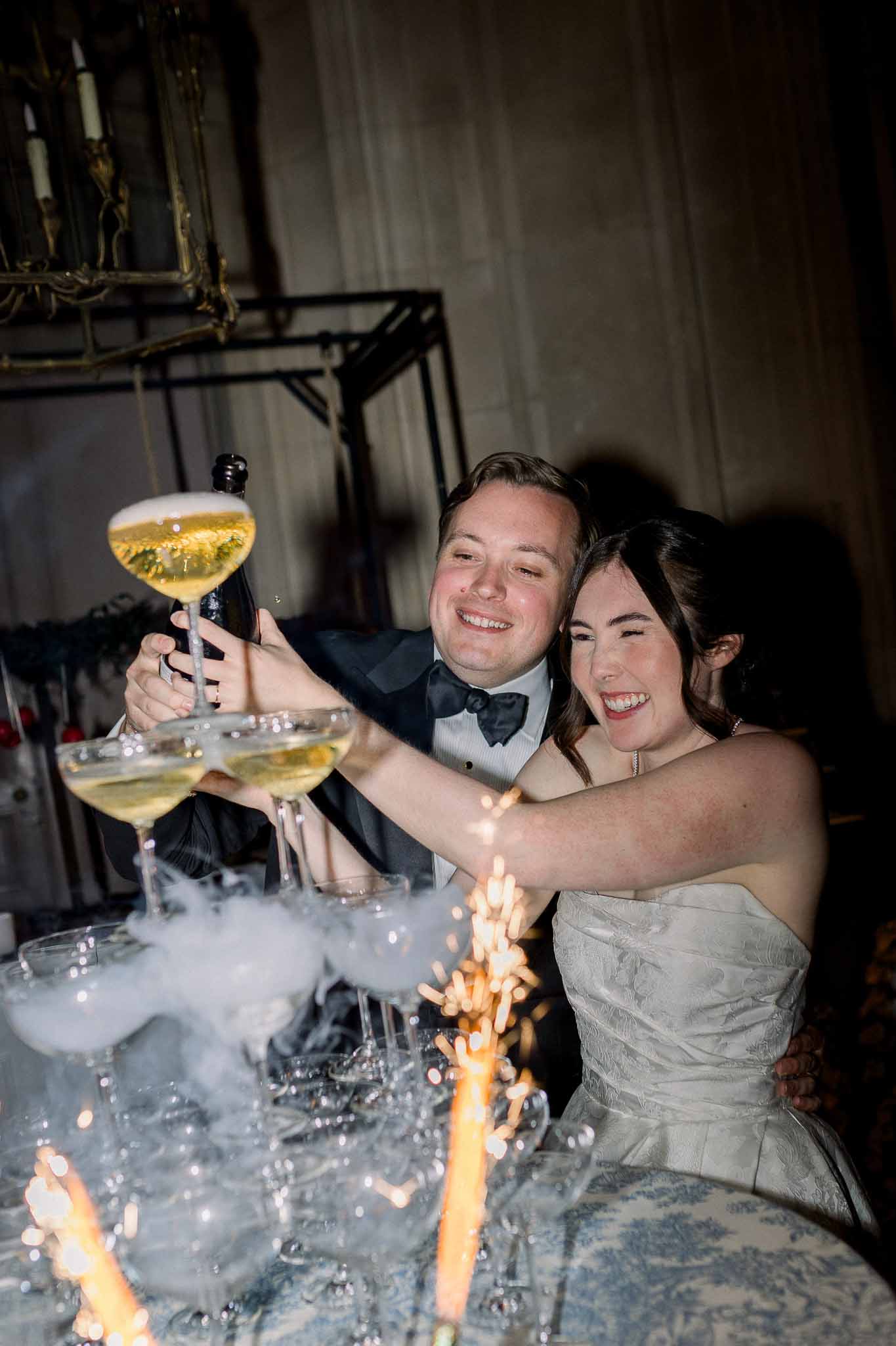 Wedding reception room