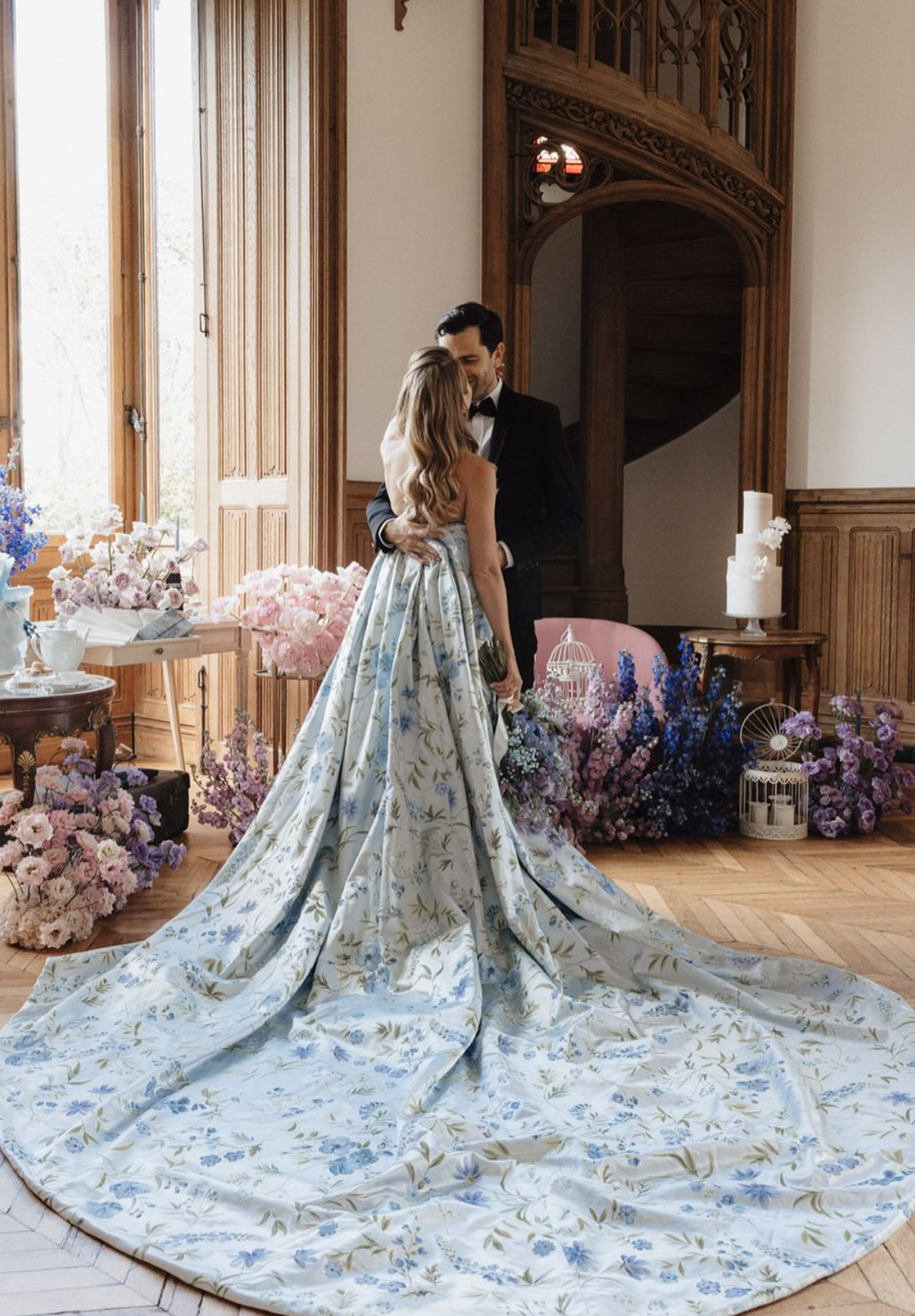 Bride and groom portrait