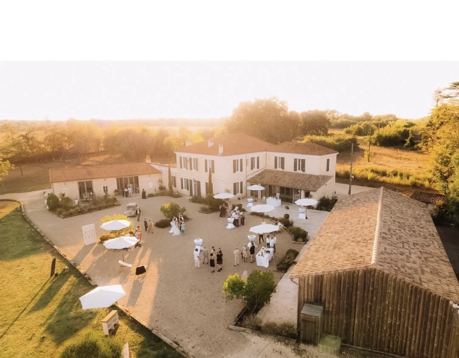 Wedding cocktail hour