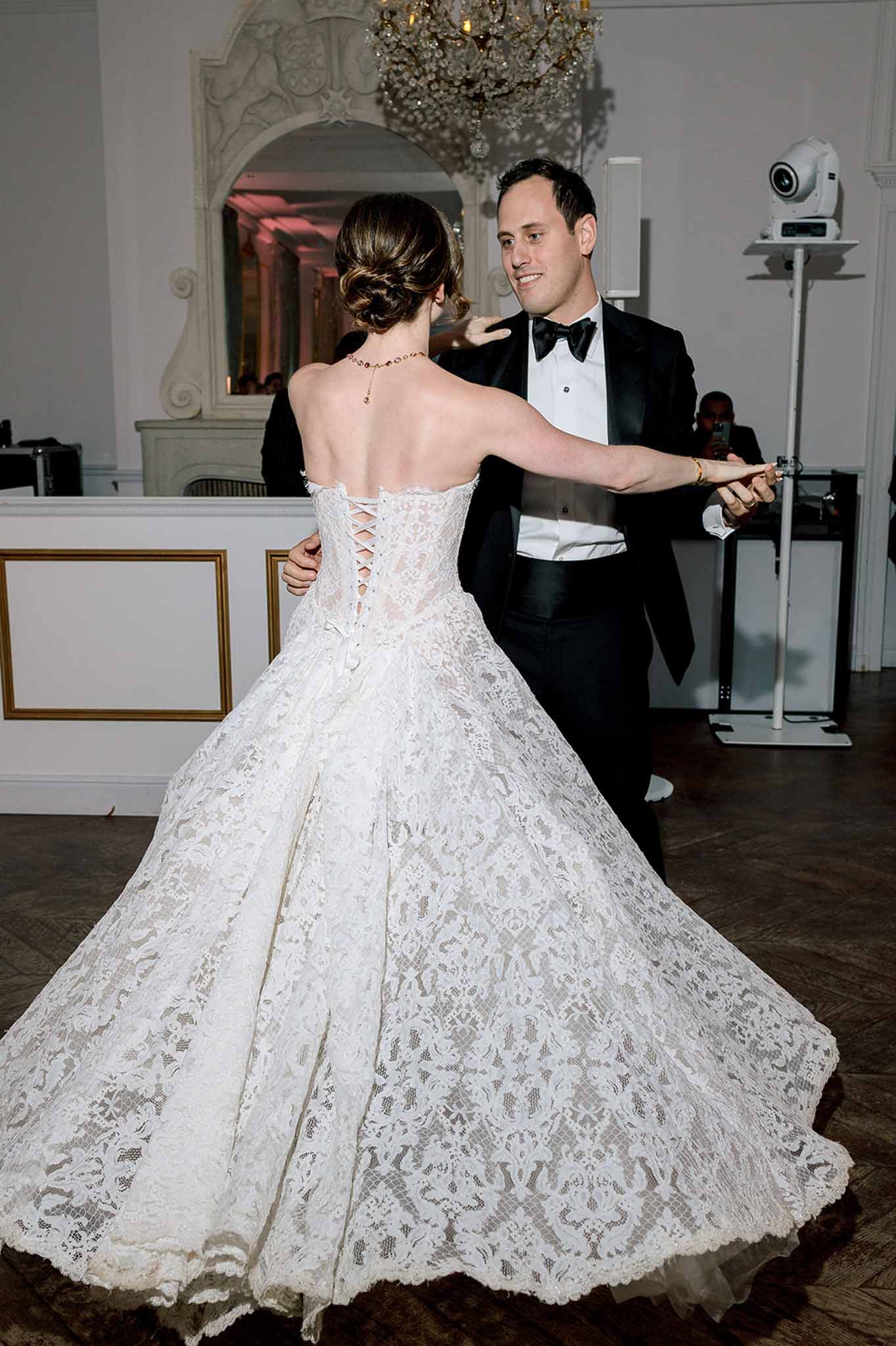 Couple's first dance