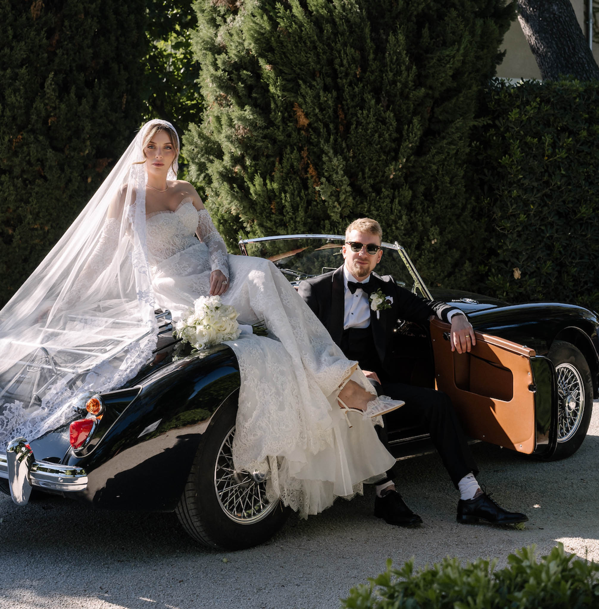 Silver and Deep Green Autumn Elegance at Chateau la Tour Vaucros, Provence