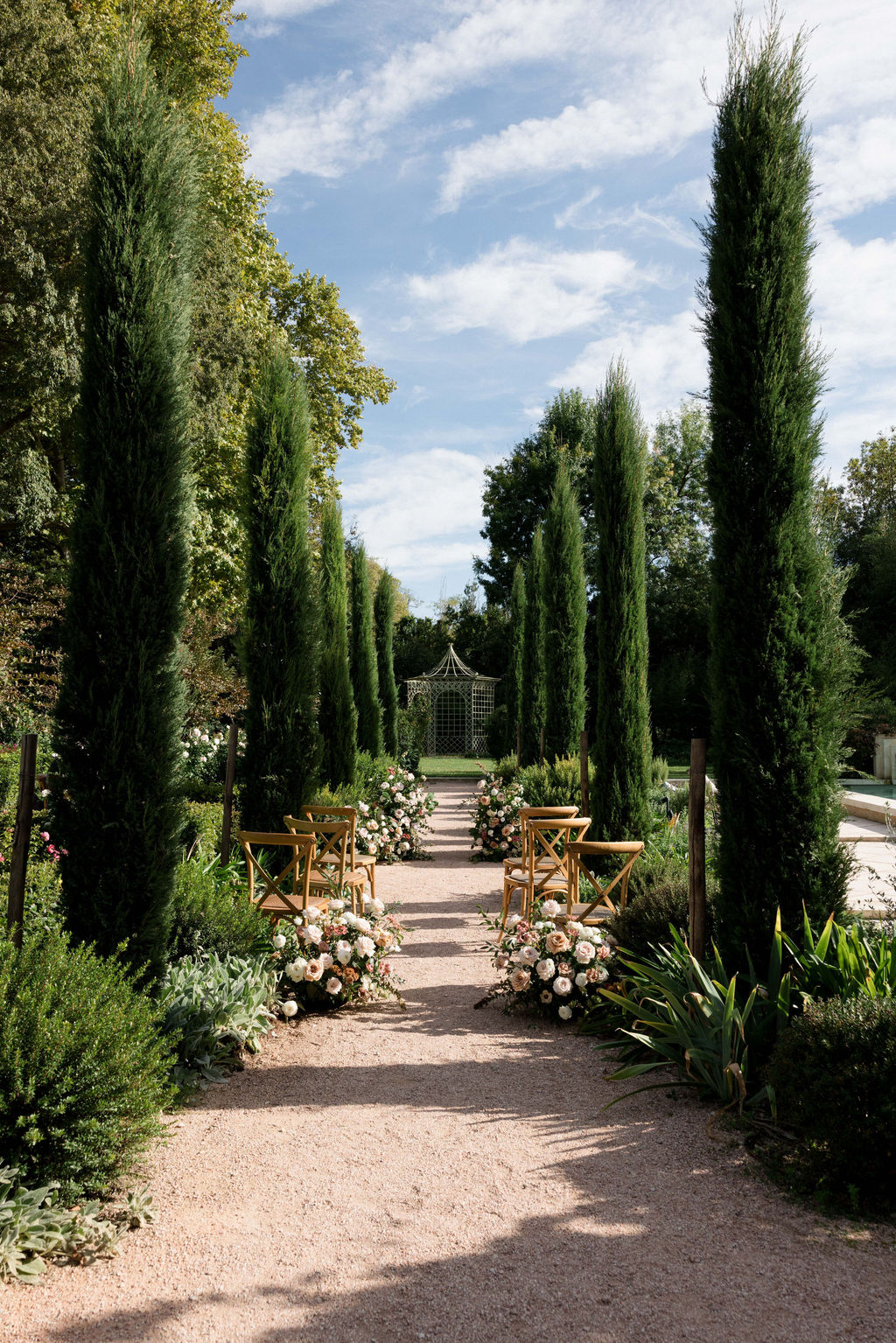 Cypress Canopy and Candlelight at Mas Le Gaudre, Provence