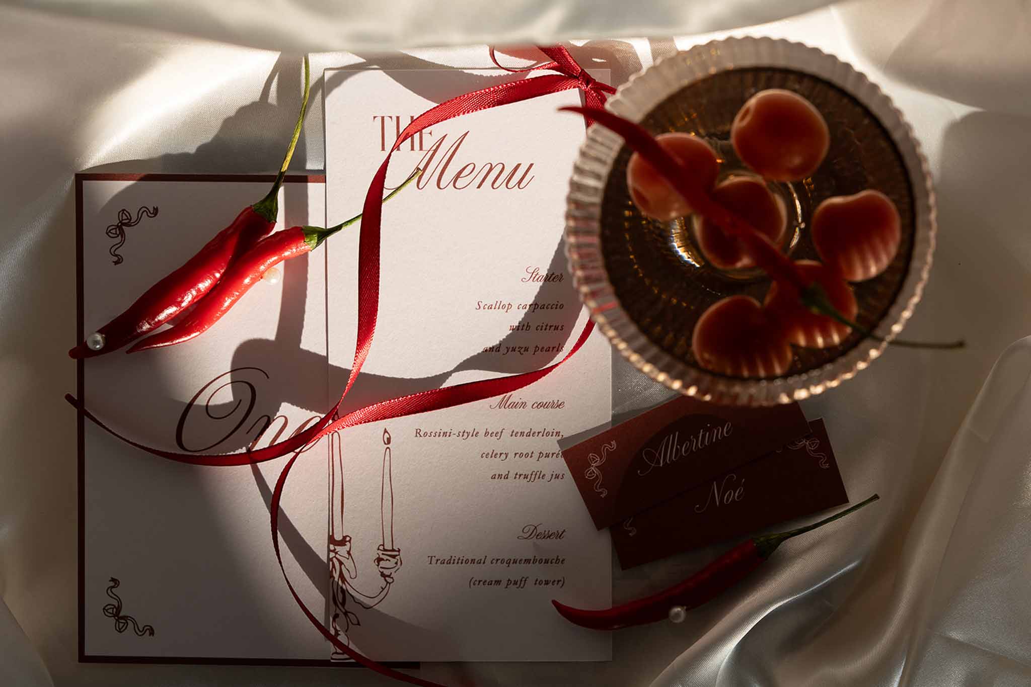 Scarlet Hour Editorial at Château du Griffon in the Luberon Valley